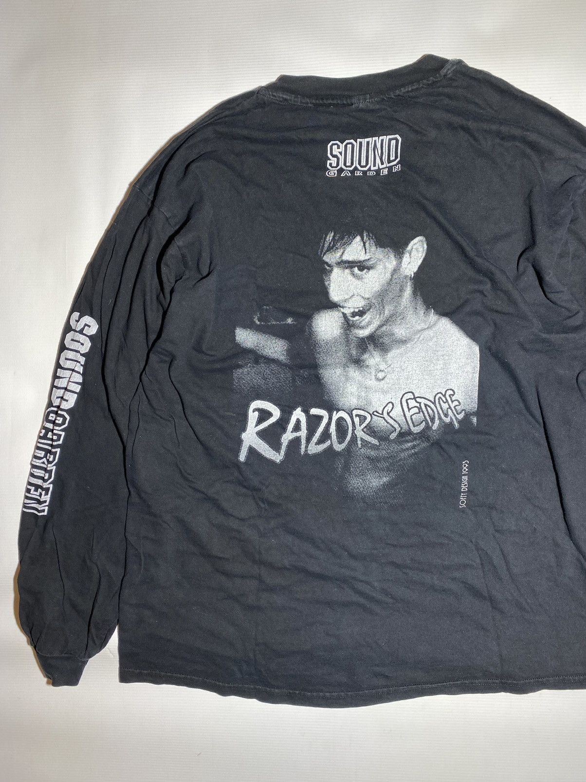 Band Tees Sound Garden Vintage 90s Razors Edge 1993 longsleeve L/XL Size US XL / EU 56 / 4 - 3 Thumbnail