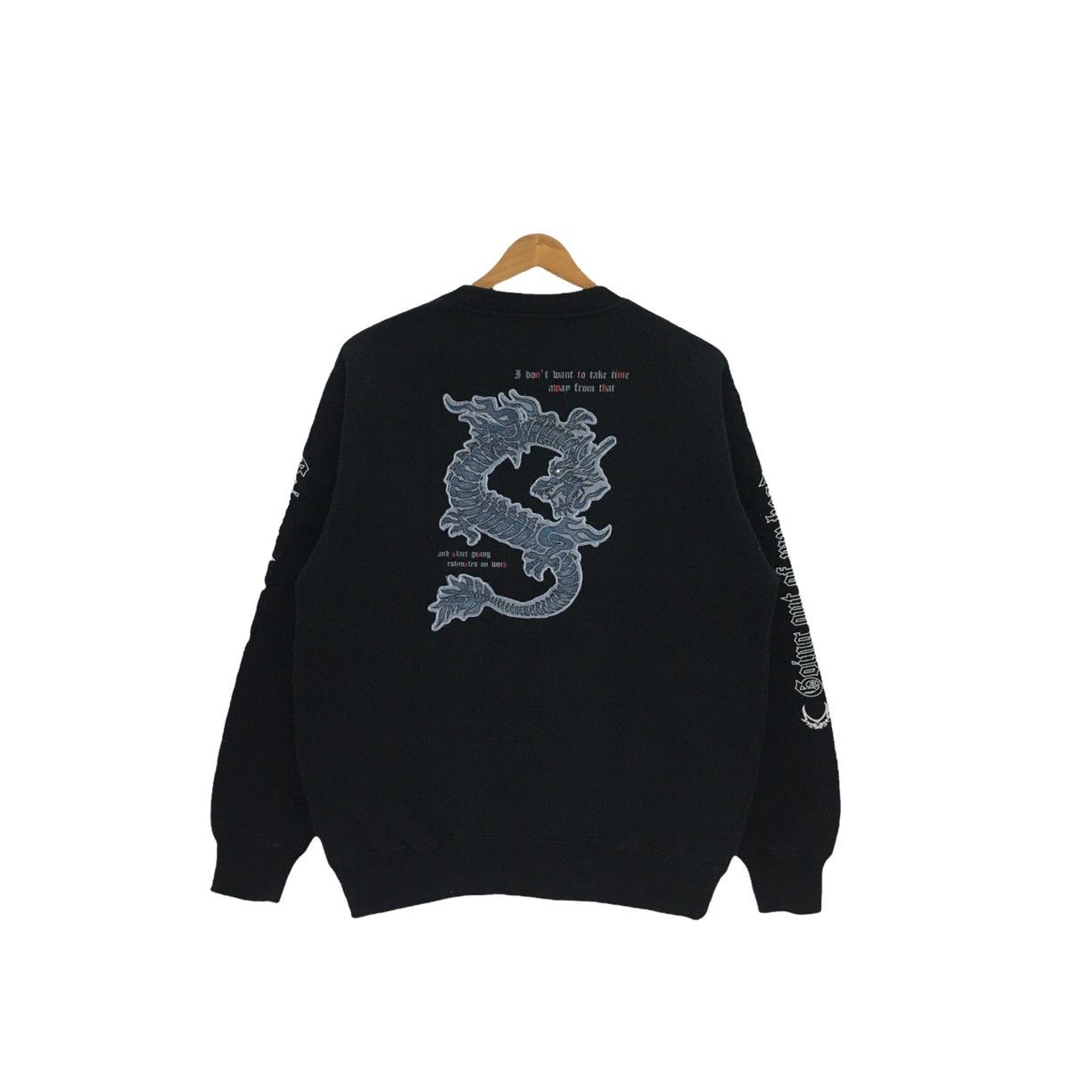 Dragonfly × Japanese Brand × Vintage Vintage Sweet-Orr Dragon Sukajan Sweatshirt Size US M / EU 48-50 / 2 - 1 Thumbnail