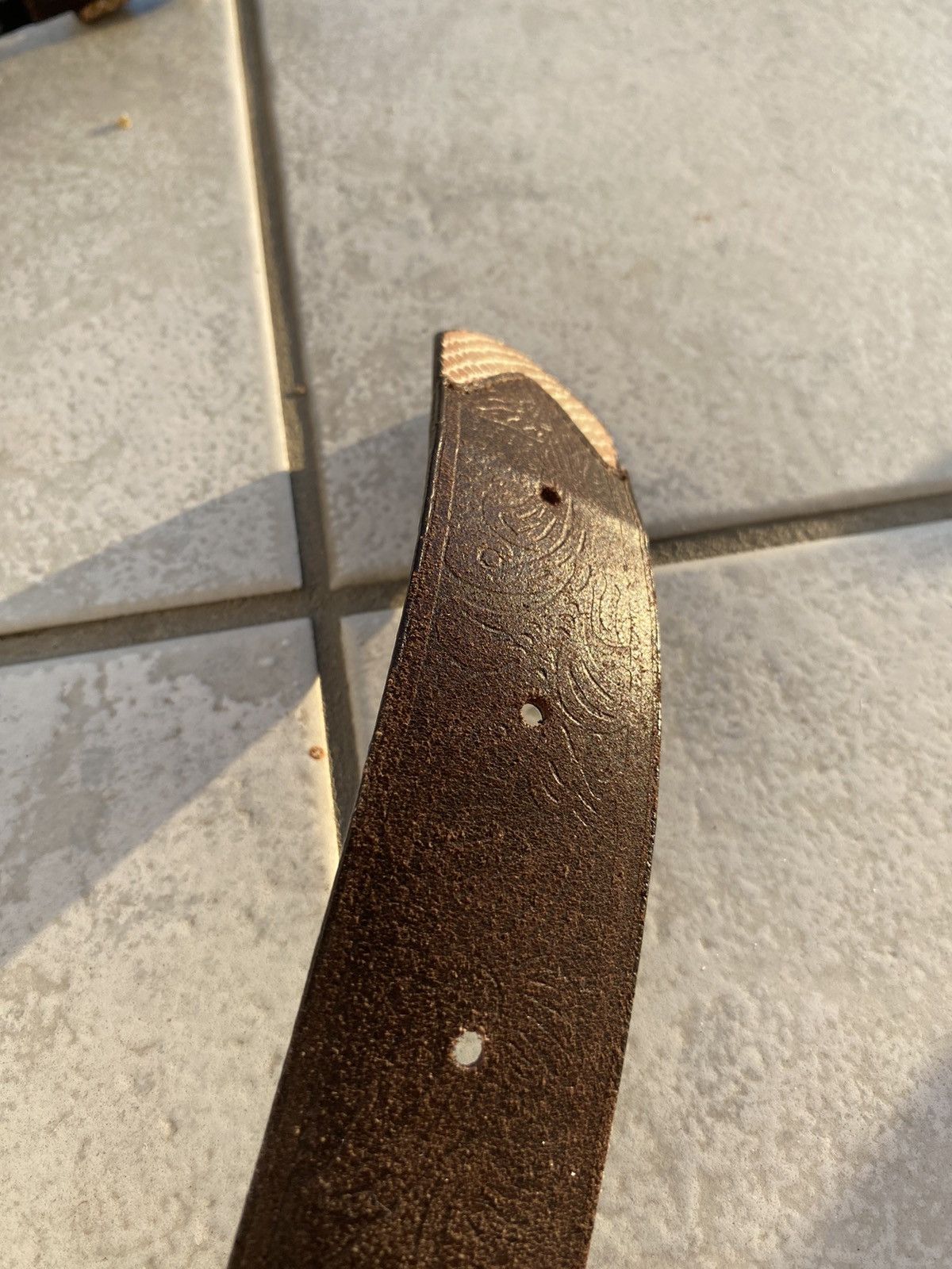 Cowboy Equipment Leather belt hype y2k cow Size ONE SIZE - 7 Thumbnail