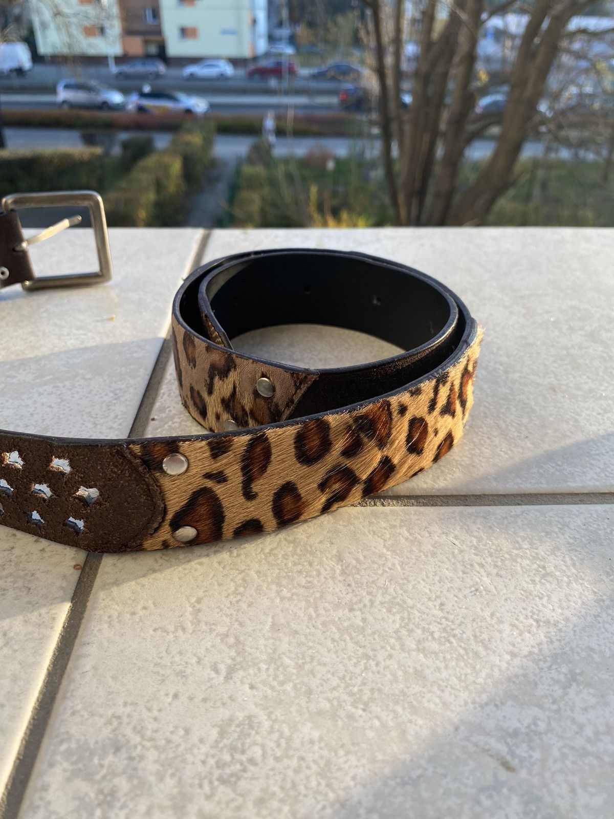 Cowboy Equipment Leather belt hype y2k cow Size ONE SIZE - 4 Thumbnail