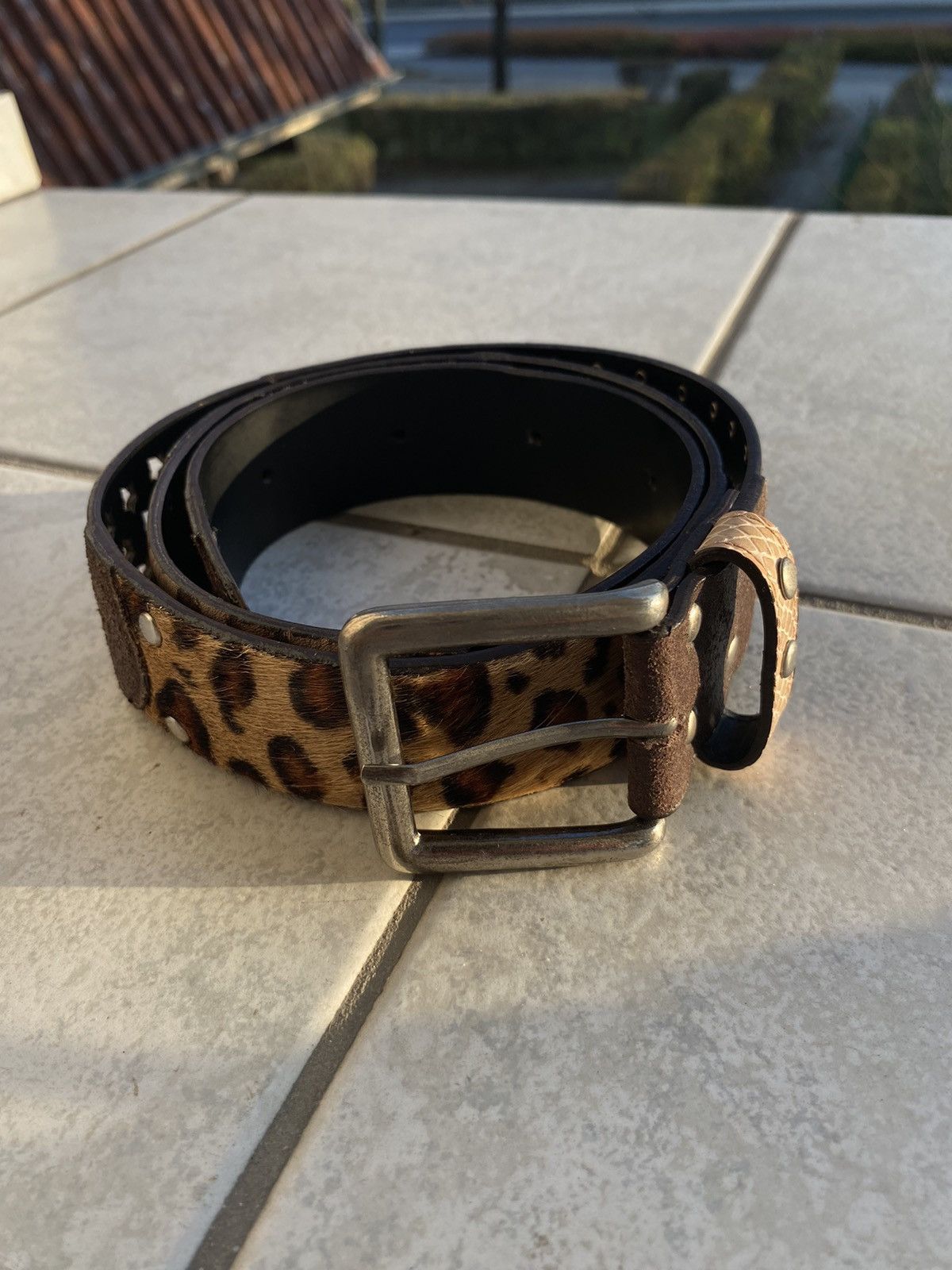 Cowboy Equipment Leather belt hype y2k cow Size ONE SIZE - 12 Thumbnail