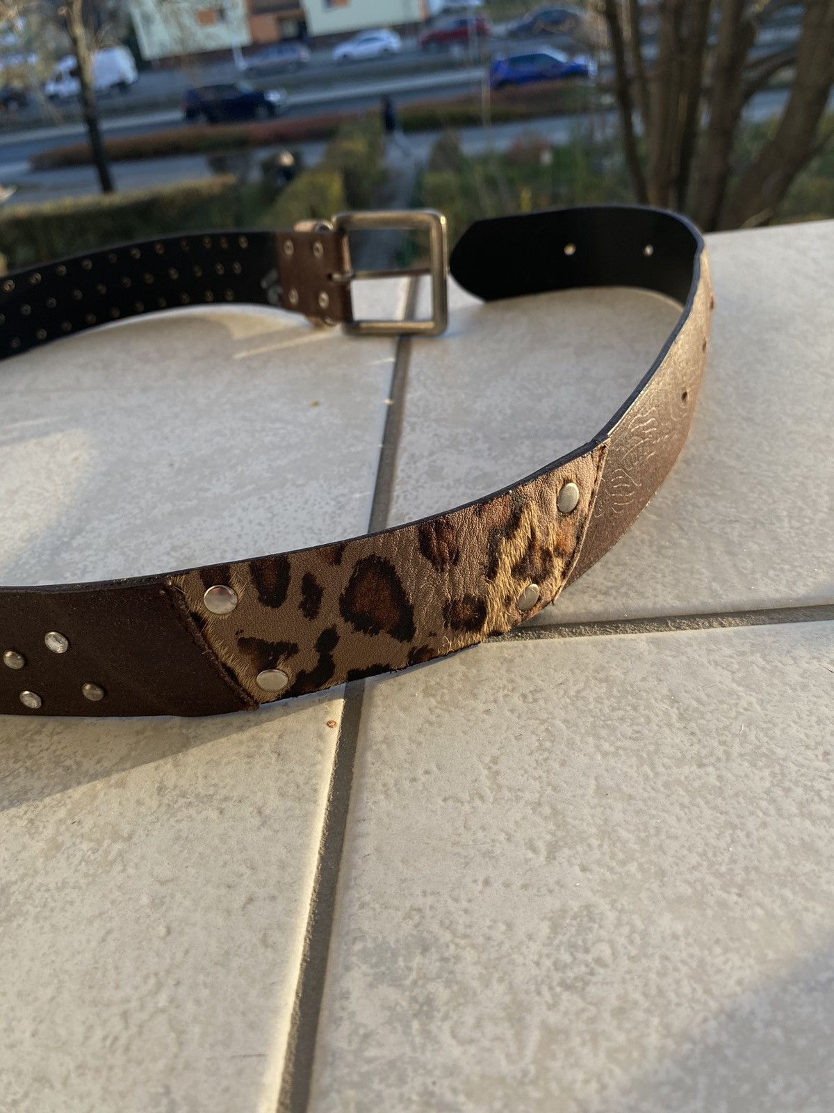 Cowboy Equipment Leather belt hype y2k cow Size ONE SIZE - 6 Thumbnail