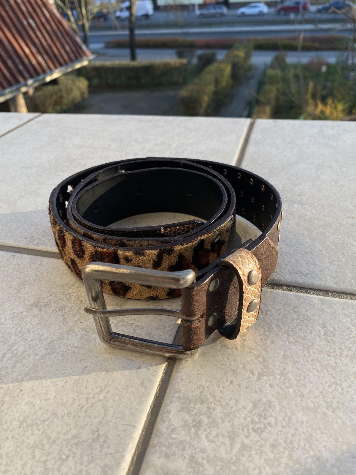 Cowboy Equipment Leather belt hype y2k cow Size ONE SIZE - 2 Thumbnail