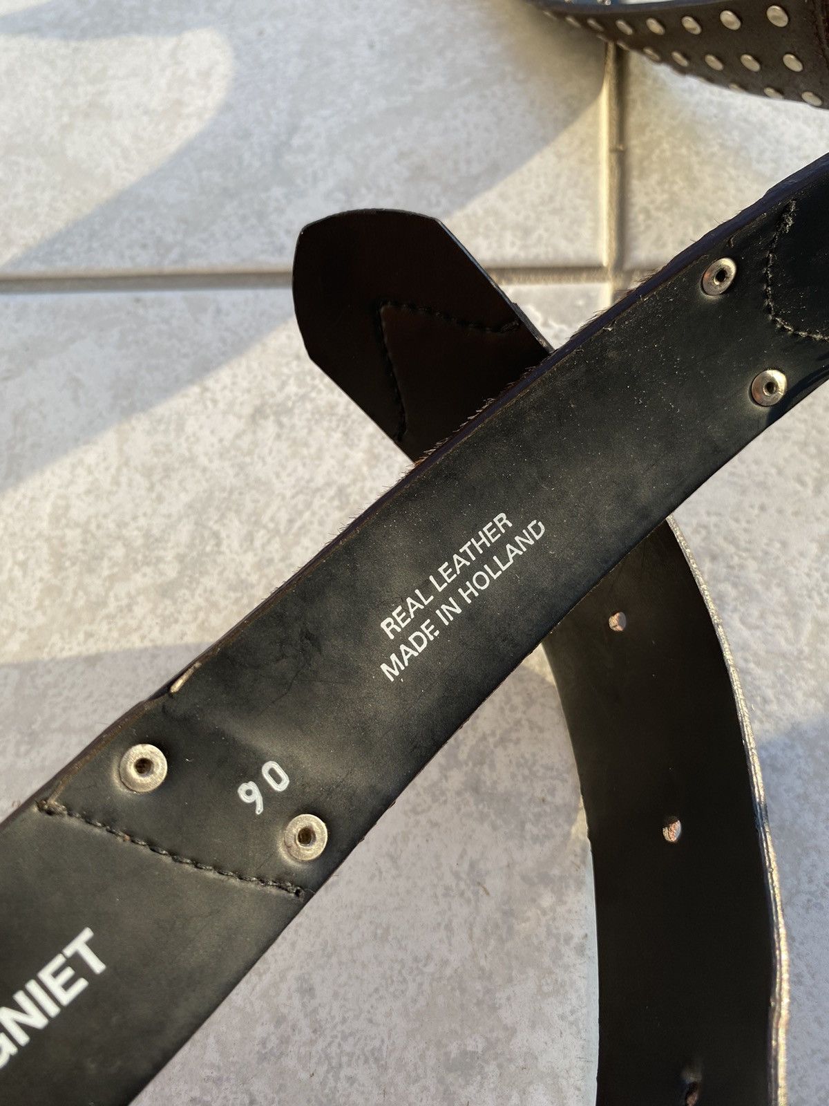 Cowboy Equipment Leather belt hype y2k cow Size ONE SIZE - 9 Thumbnail