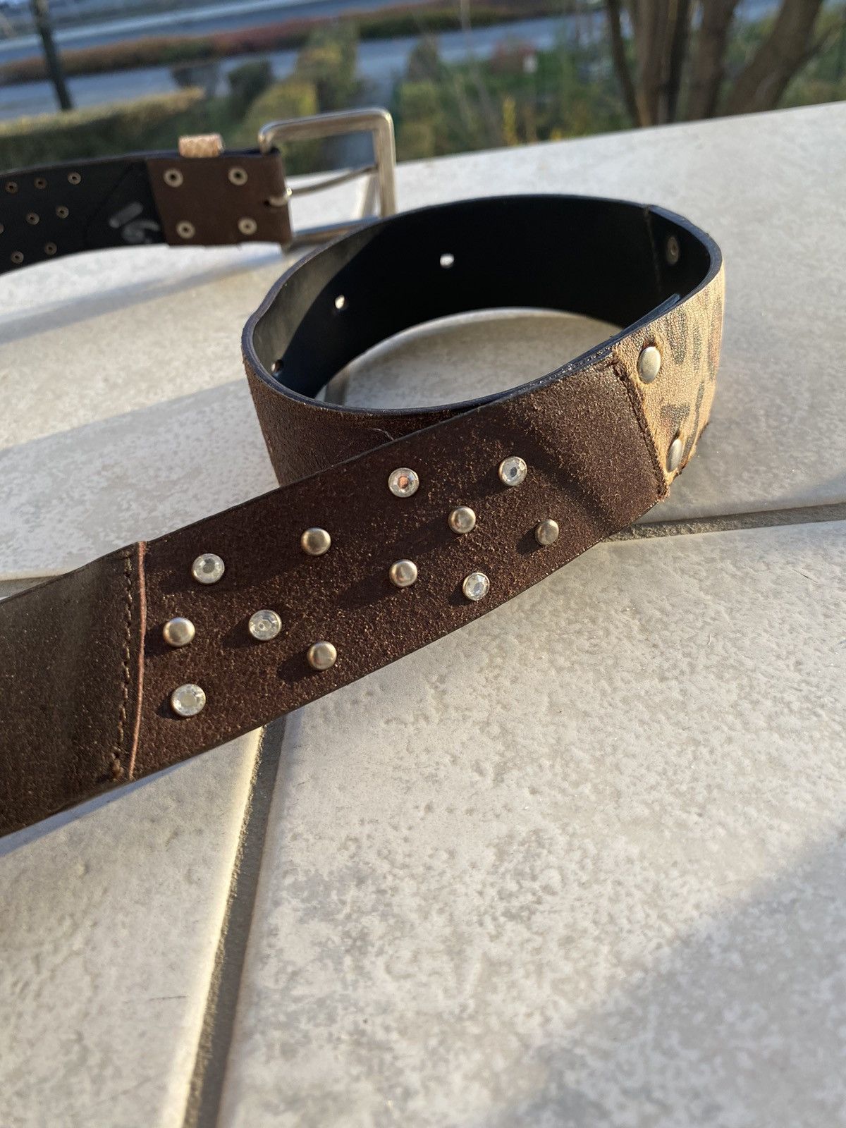 Cowboy Equipment Leather belt hype y2k cow Size ONE SIZE - 5 Thumbnail
