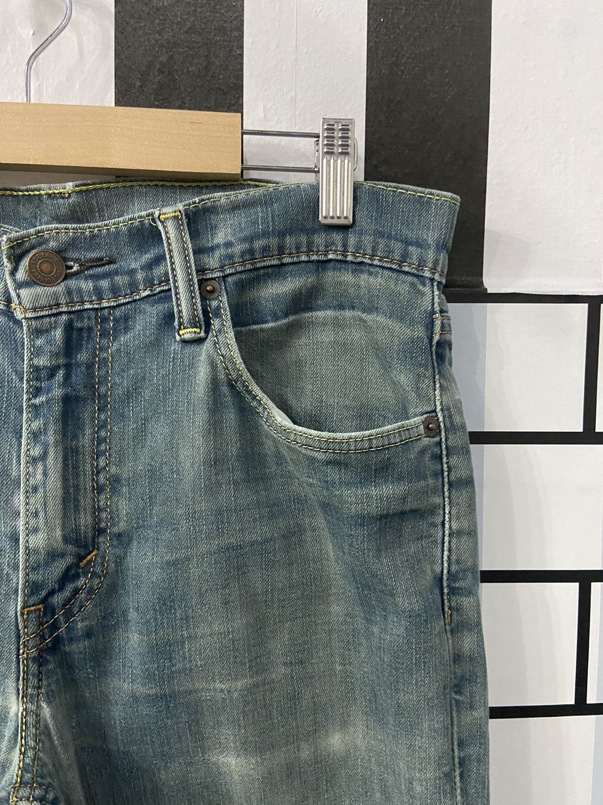 Levi's × Vintage Vintage Levi’s 511 Blue Green Denim Pants 33X32 Size US 33 - 8 Thumbnail