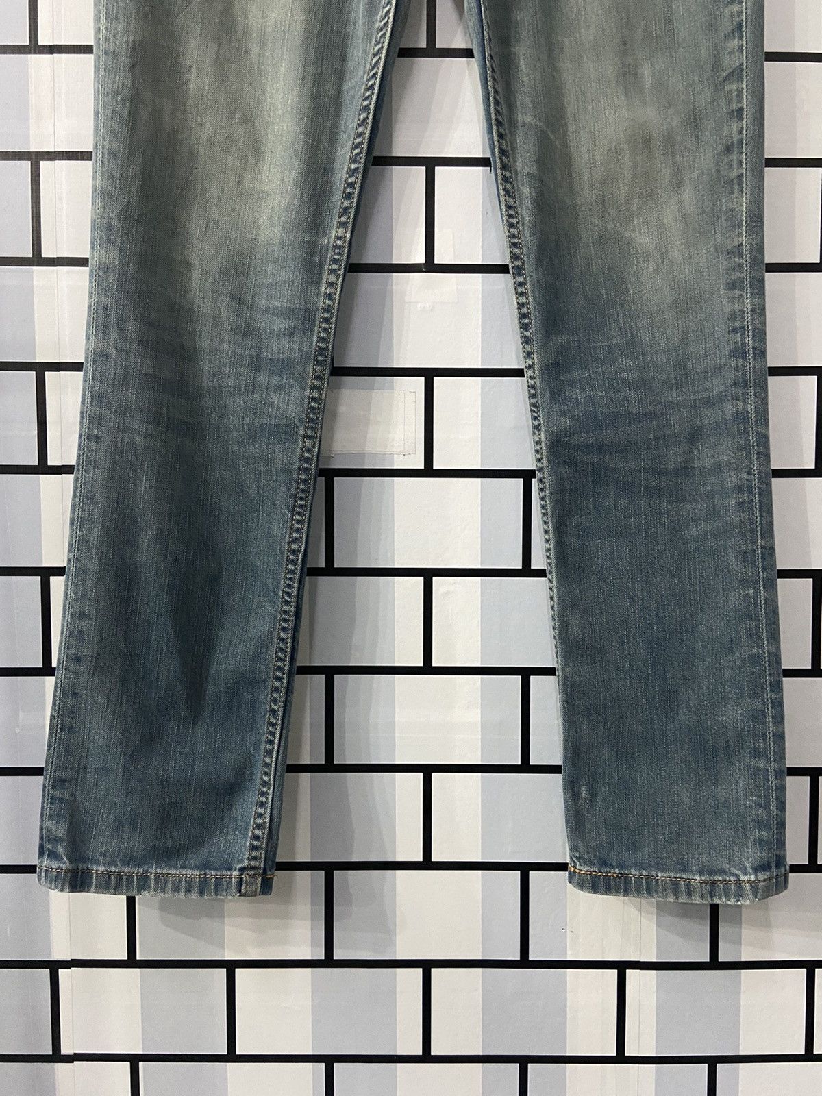 Levi's × Vintage Vintage Levi’s 511 Blue Green Denim Pants 33X32 Size US 33 - 4 Thumbnail