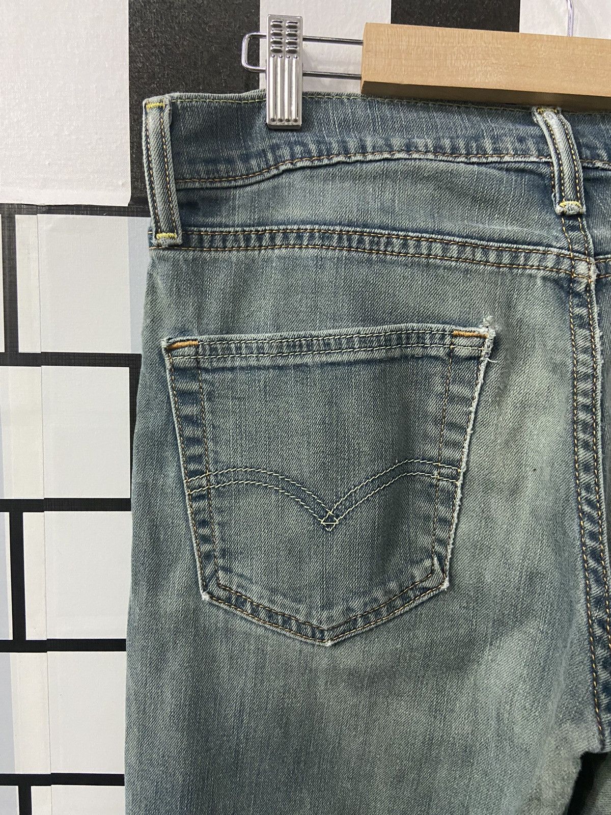 Levi's × Vintage Vintage Levi’s 511 Blue Green Denim Pants 33X32 Size US 33 - 14 Thumbnail