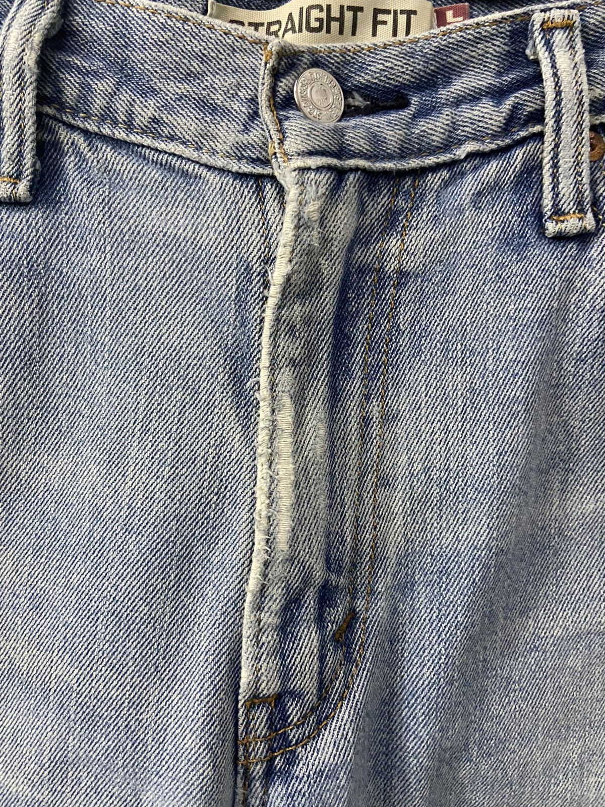 Levi's × Vintage Vintage Levi’s 505 Straight Fit Distressed Denim Pants Size US 32 / EU 48 - 11 Thumbnail