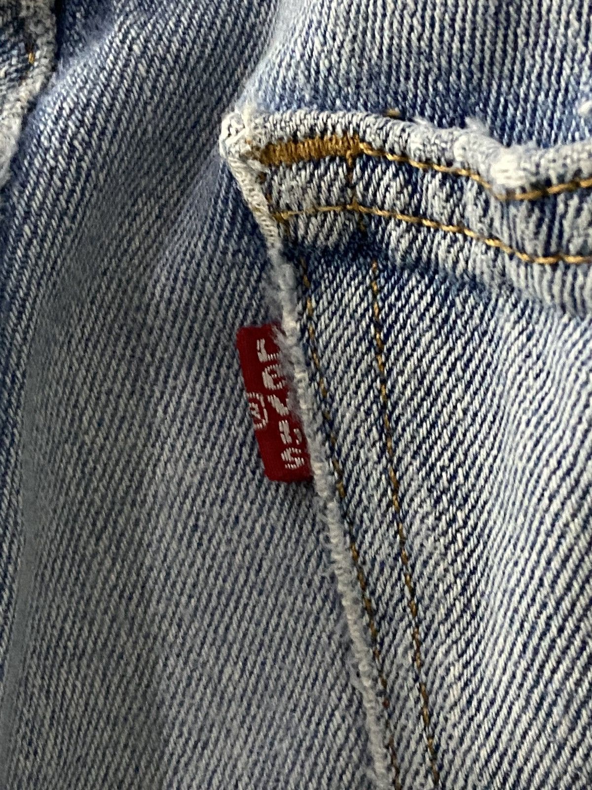 Levi's × Vintage Vintage Levi’s 505 Straight Fit Distressed Denim Pants Size US 32 / EU 48 - 21 Thumbnail