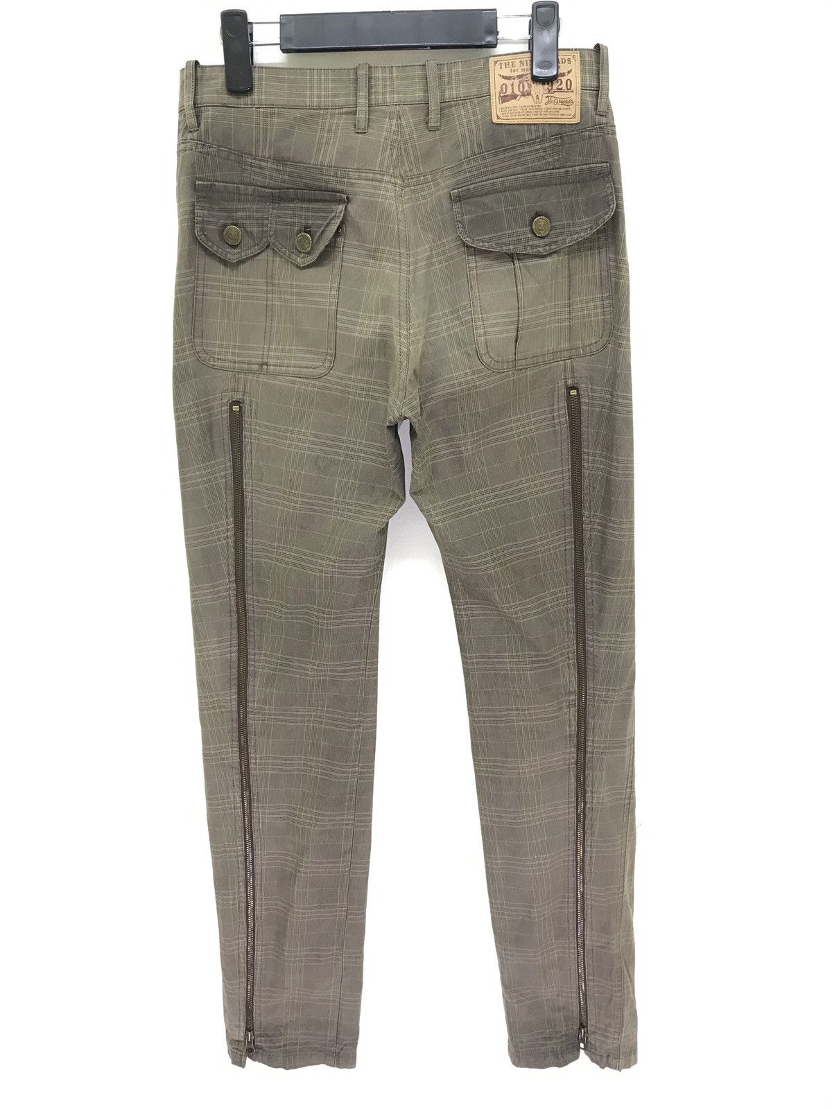 Japanese Brand Long Zipped Jeans The Nine Heads Japan Slim Plaid Size US 29 - 1 Thumbnail