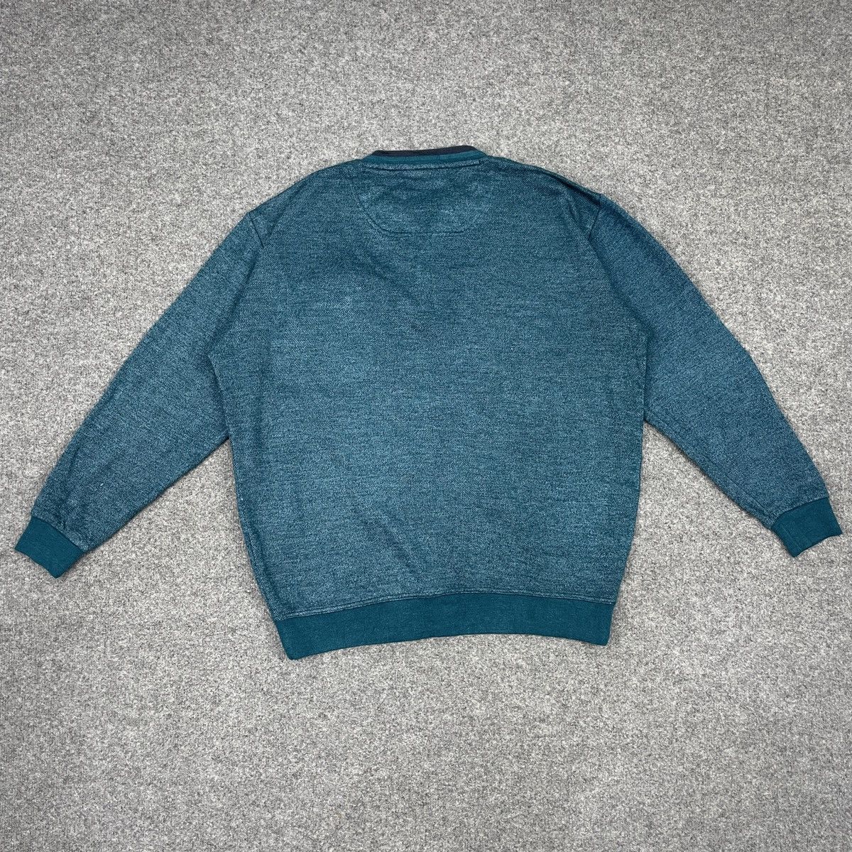 Kansai Yamamoto × Vintage Vintage Kansai Yamamoto Half Button Sweatshirt Size US XL / EU 56 / 4 - 2 Thumbnail