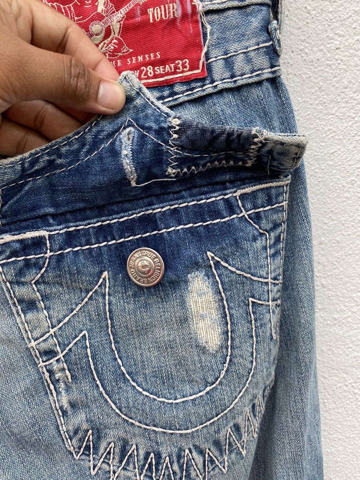True Religion True religion patchwork flare jeans Size 32" / US 10 / IT 46 - 18 Thumbnail