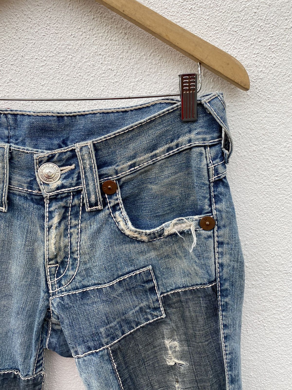 True Religion True religion patchwork flare jeans Size 32" / US 10 / IT 46 - 8 Thumbnail