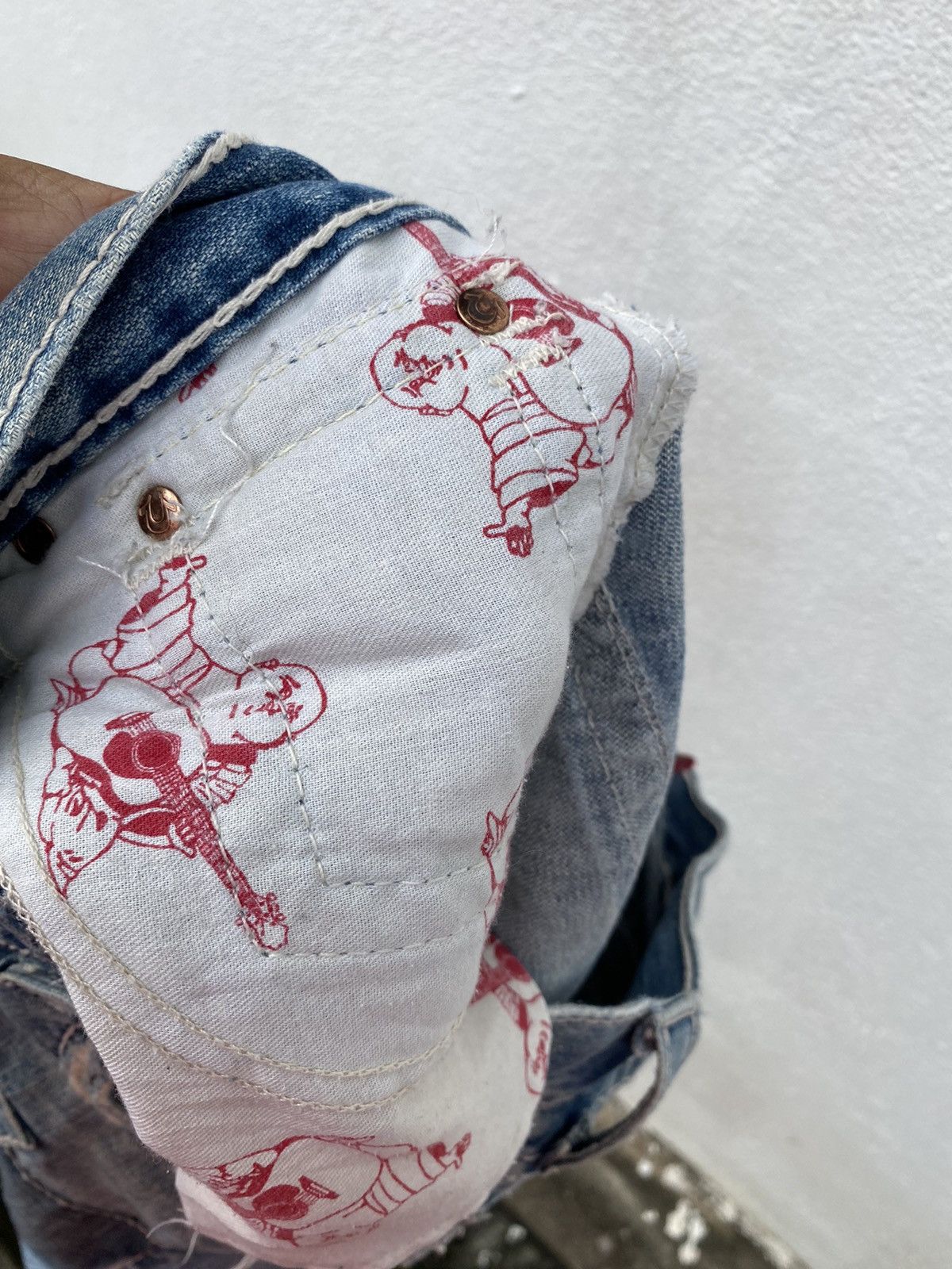 True Religion True religion patchwork flare jeans Size 32" / US 10 / IT 46 - 22 Thumbnail
