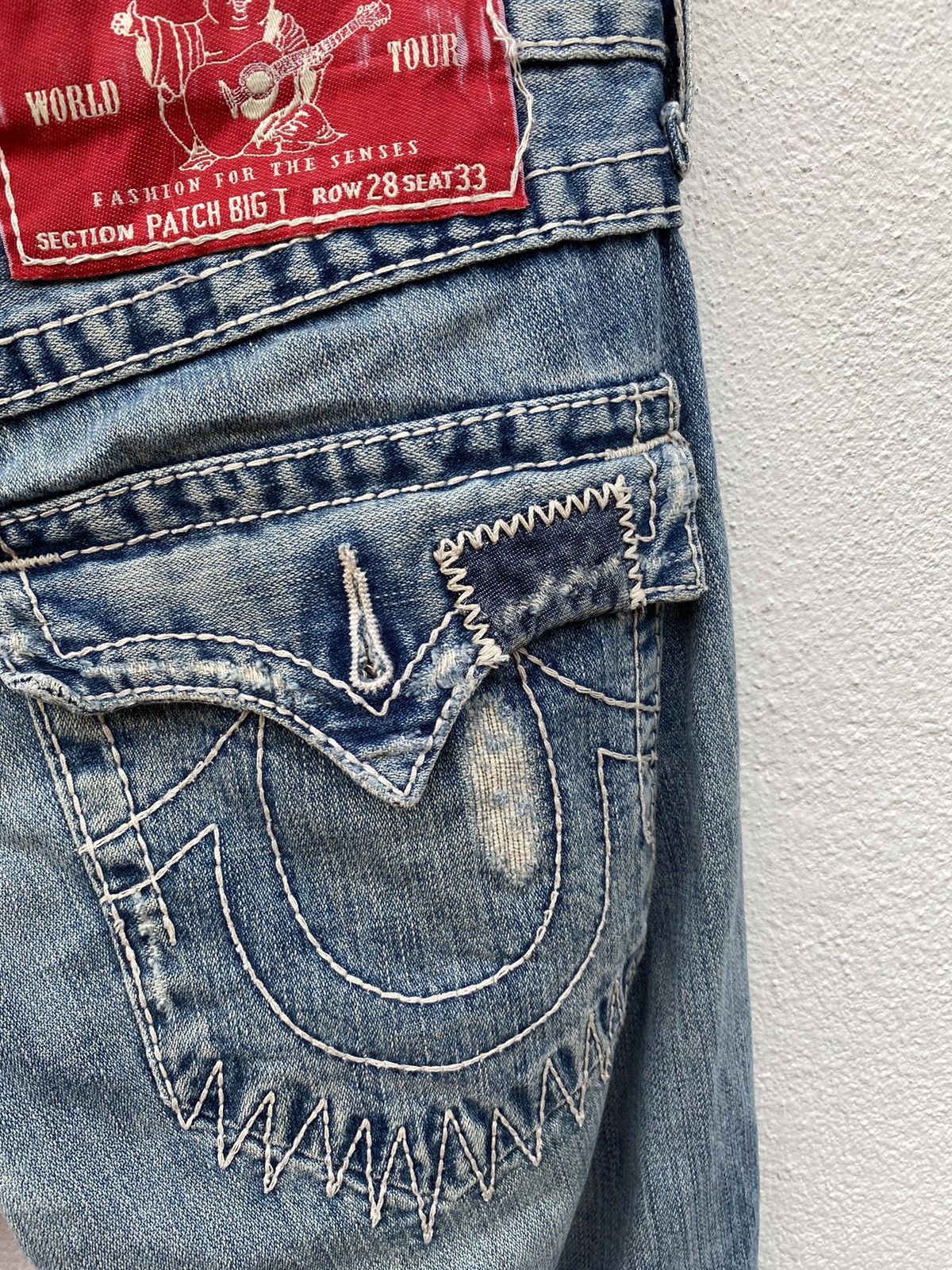 True Religion True religion patchwork flare jeans Size 32" / US 10 / IT 46 - 17 Thumbnail