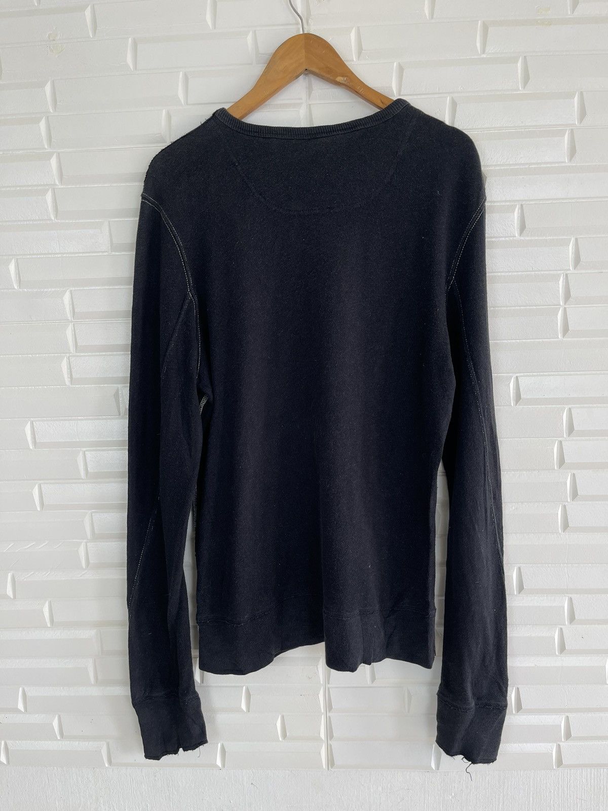 Diesel Vintage DIESEL Sweatshirt Black Minimalist Size US M / EU 48-50 / 2 - 3 Thumbnail