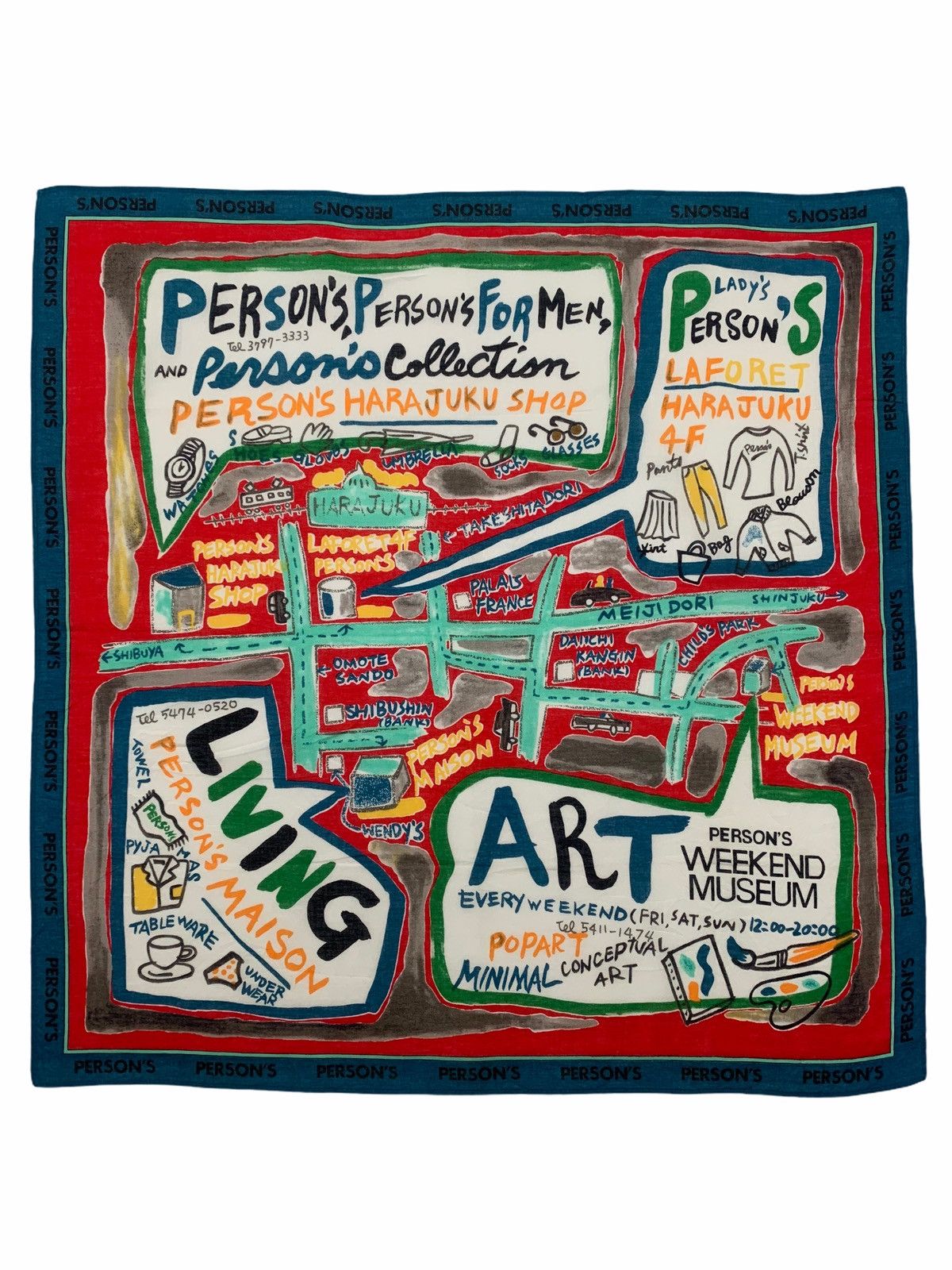 PERSON'S Person's Handkerchief / Bandana / Neckerchief / Turban Size ONE SIZE - 1 Thumbnail
