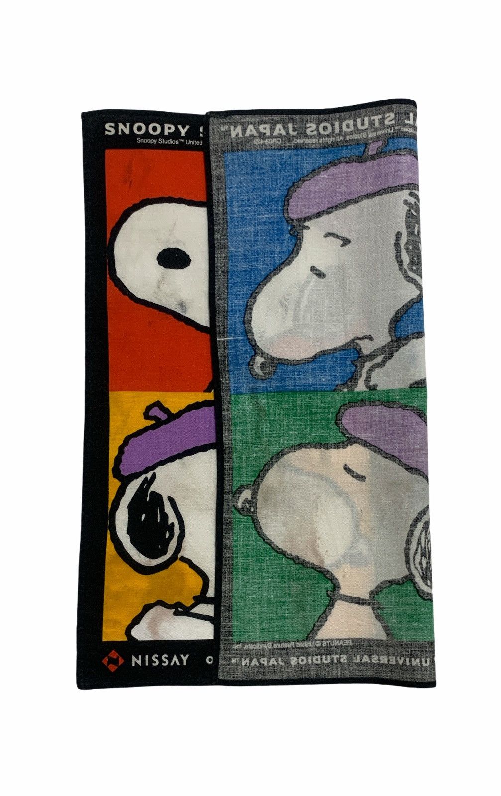 Peanuts snoopy peanuts bandana handkerchief neckerchief scarf Size ONE SIZE - 2 Thumbnail