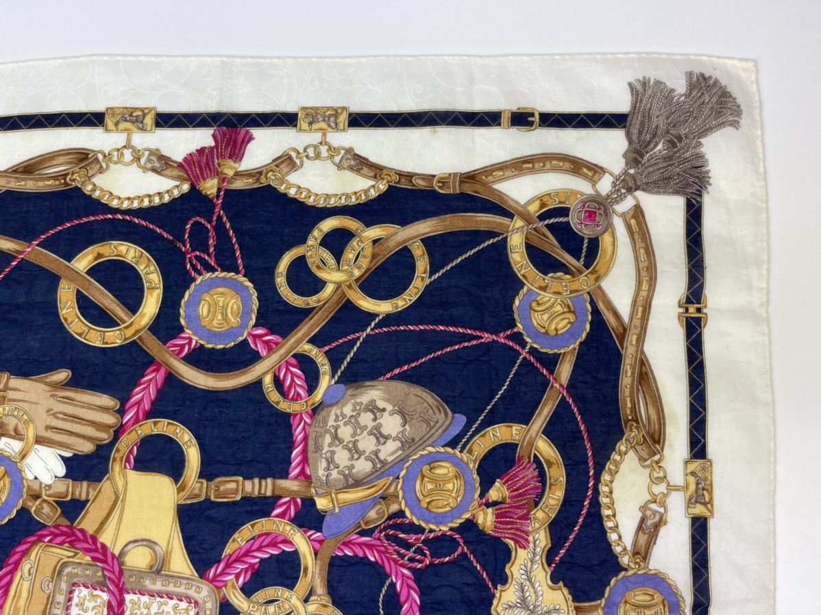Celine Vintage CELINE bandana handkerchief neckerchief Size ONE SIZE - 6 Thumbnail