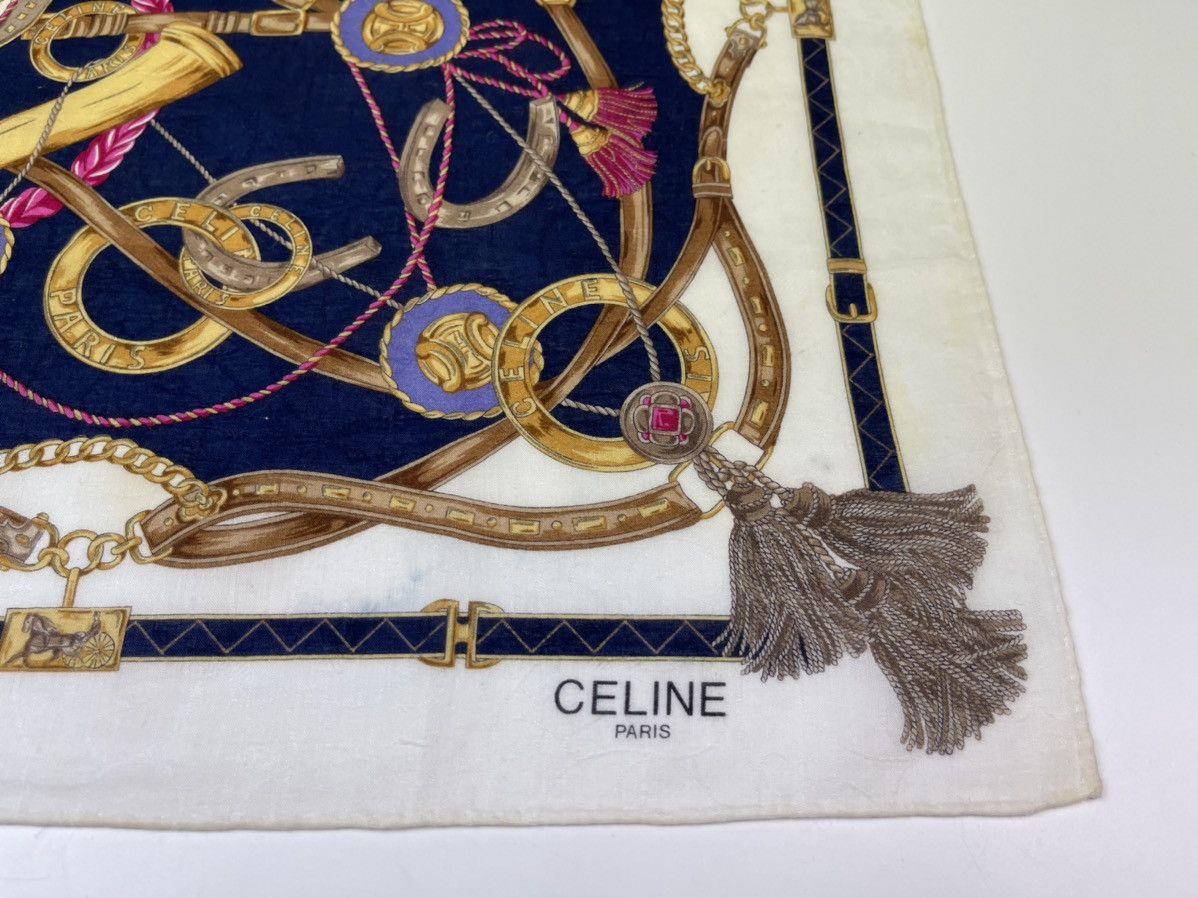 Celine Vintage CELINE bandana handkerchief neckerchief Size ONE SIZE - 3 Thumbnail