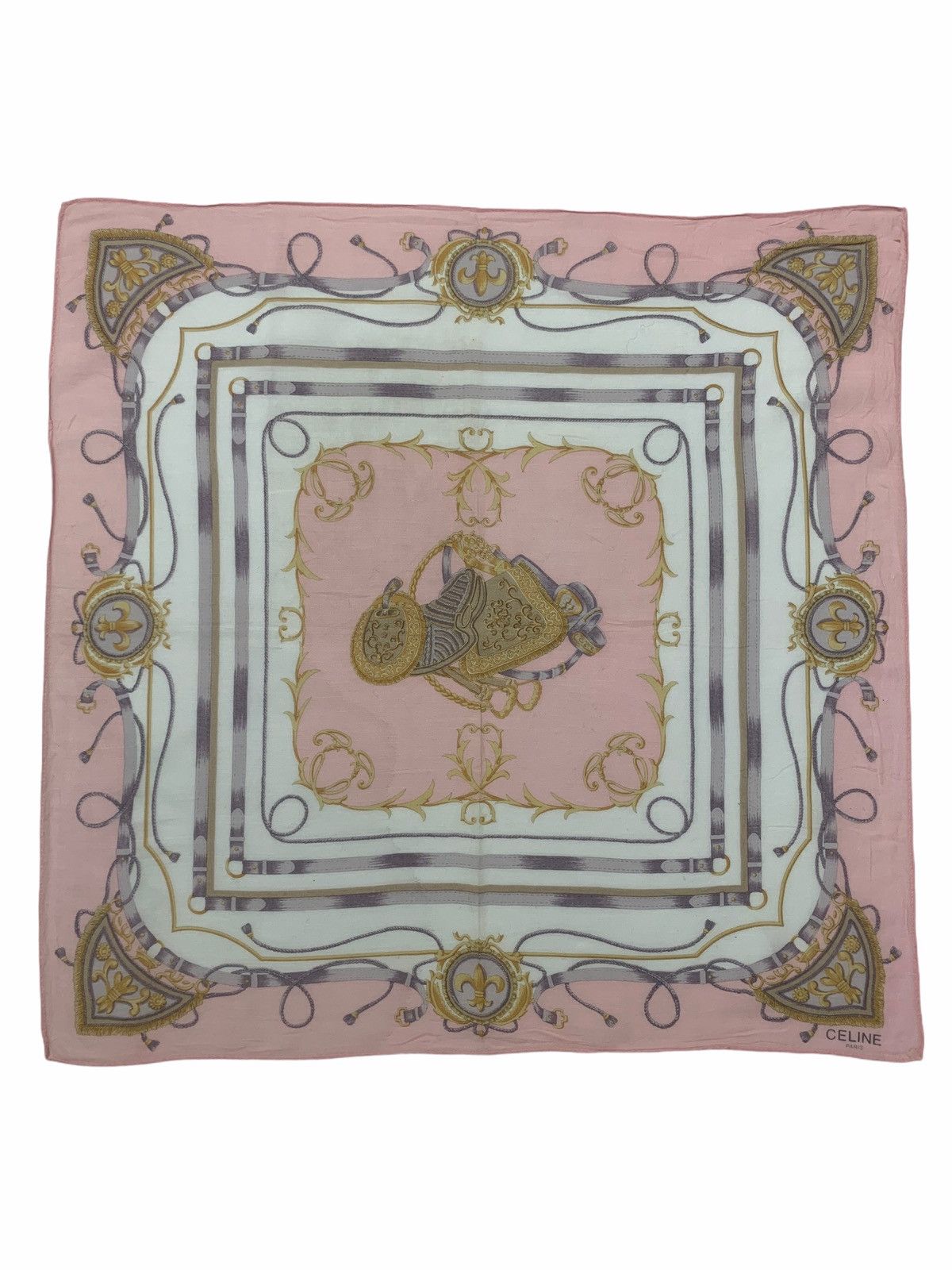 Celine Vintage Celine Bandana Handkerchief Neckerchief Turban Size ONE SIZE - 3 Thumbnail