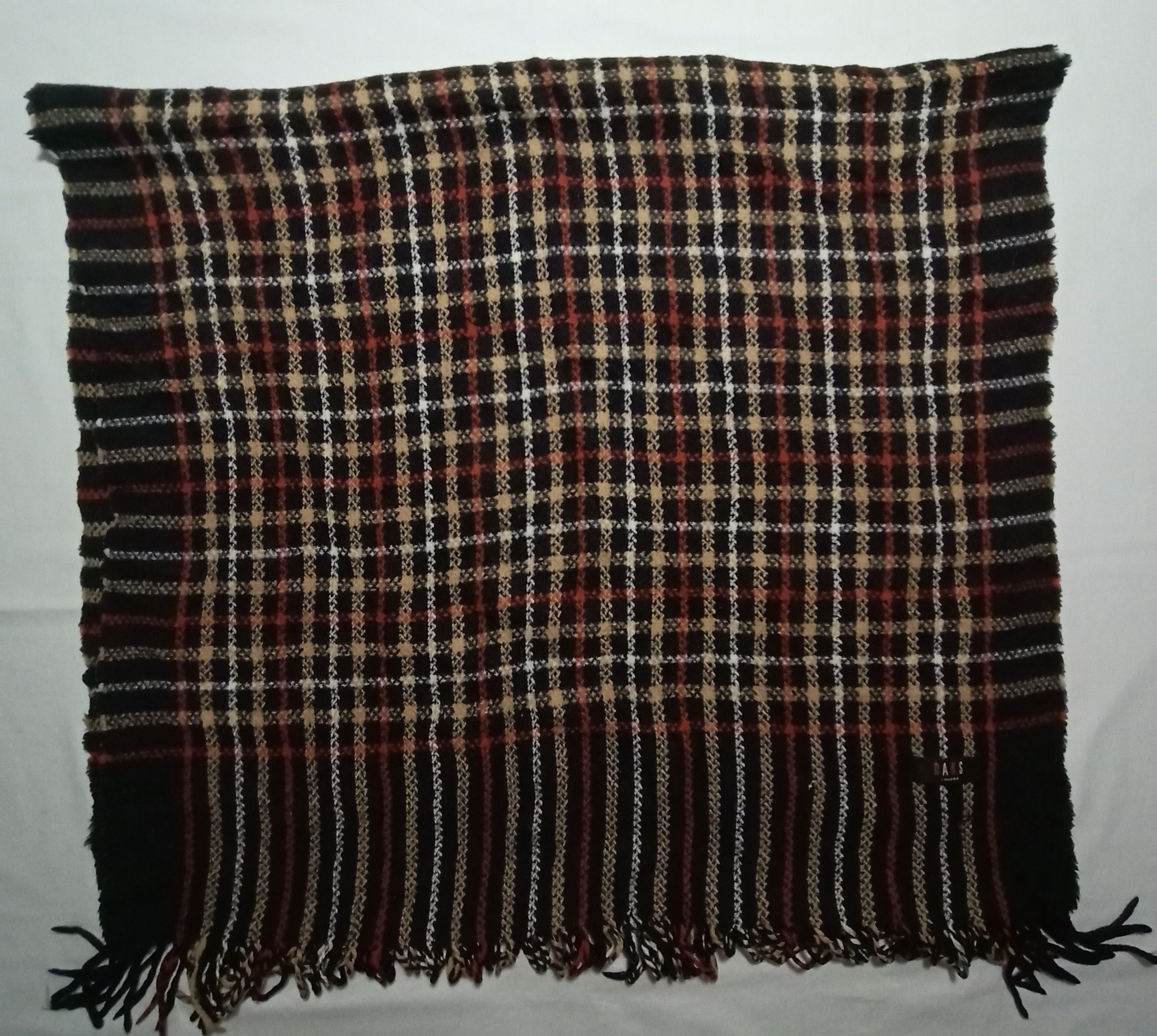 DAKS DAKS Scarf Muffler Cashmere Neckwear Plaid Check Design Size ONE SIZE - 2 Thumbnail
