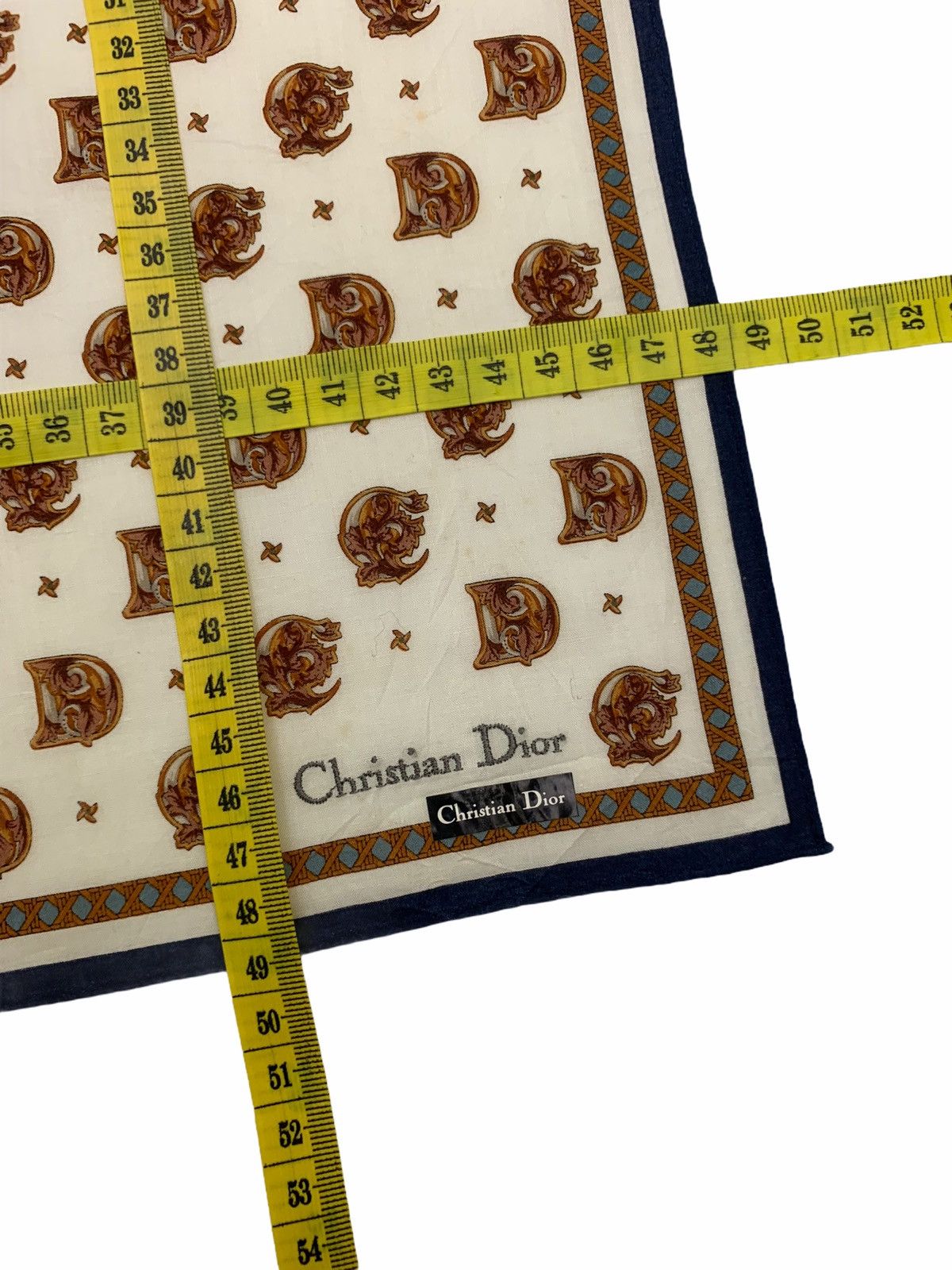 Christian Dior Monsieur Christian Dior Handkerchief Bandana Neckerchief / turban Size ONE SIZE - 5 Thumbnail