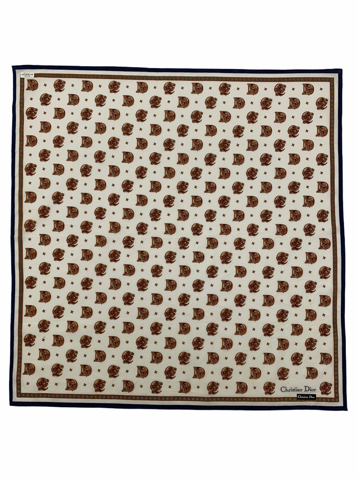 Christian Dior Monsieur Christian Dior Handkerchief Bandana Neckerchief / turban Size ONE SIZE - 3 Thumbnail