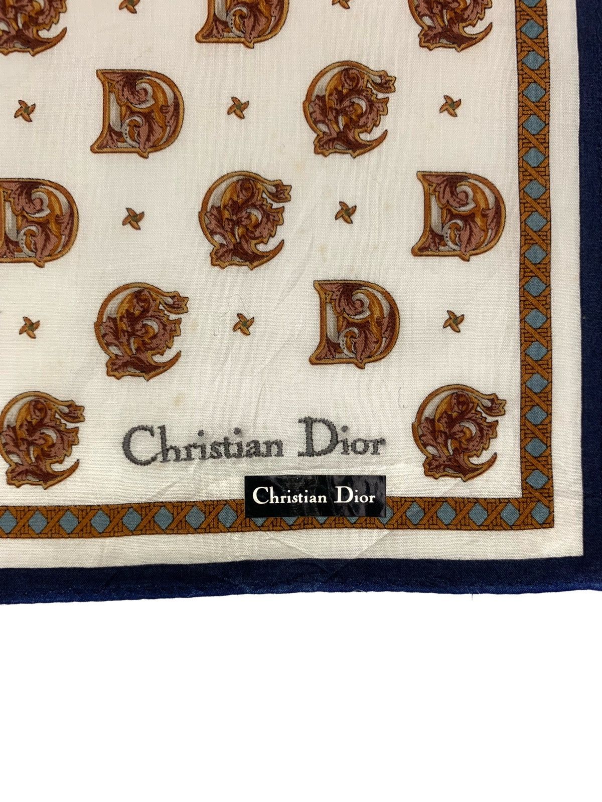Christian Dior Monsieur Christian Dior Handkerchief Bandana Neckerchief / turban Size ONE SIZE - 2 Thumbnail