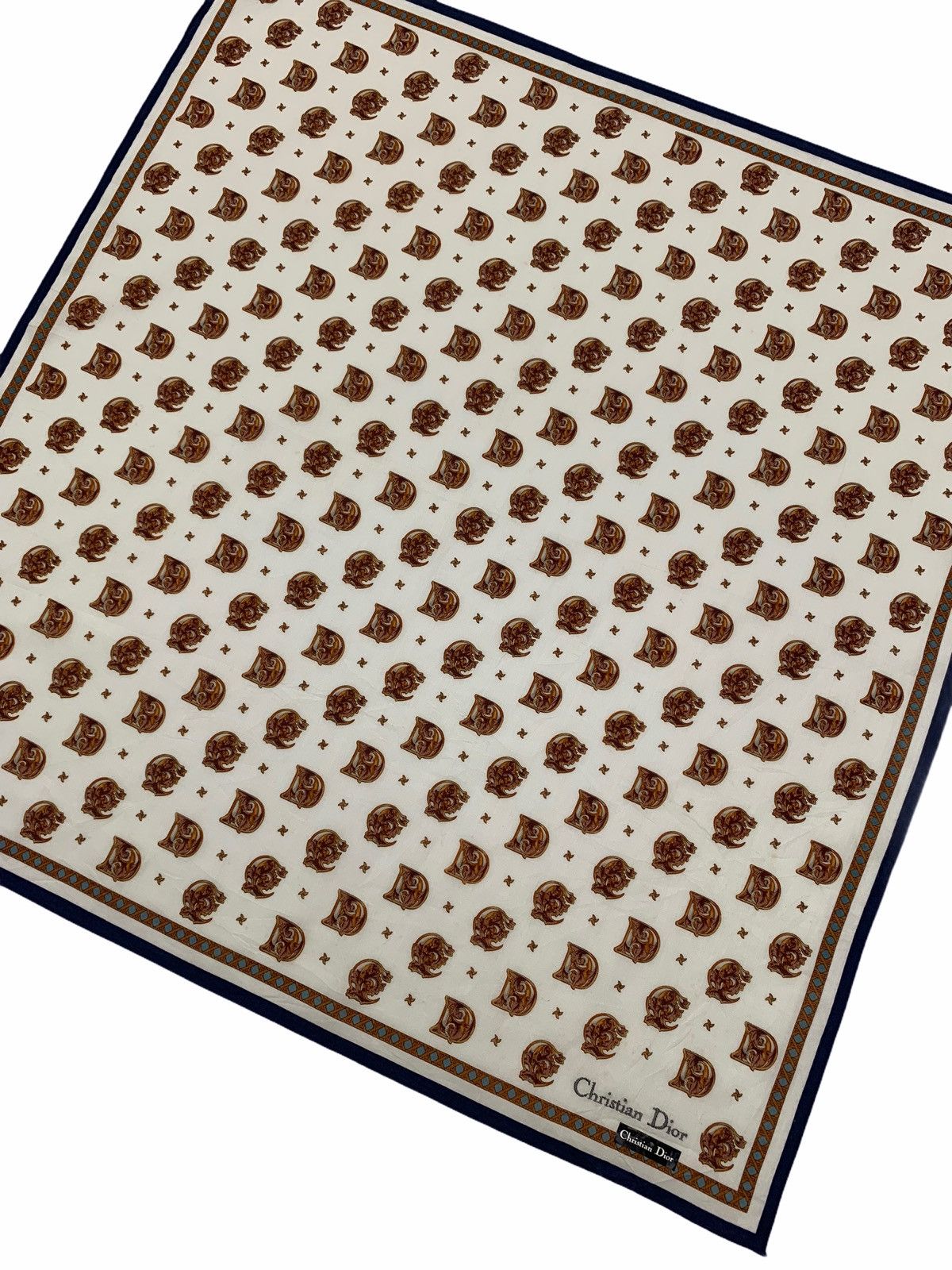Christian Dior Monsieur Christian Dior Handkerchief Bandana Neckerchief / turban Size ONE SIZE - 4 Thumbnail