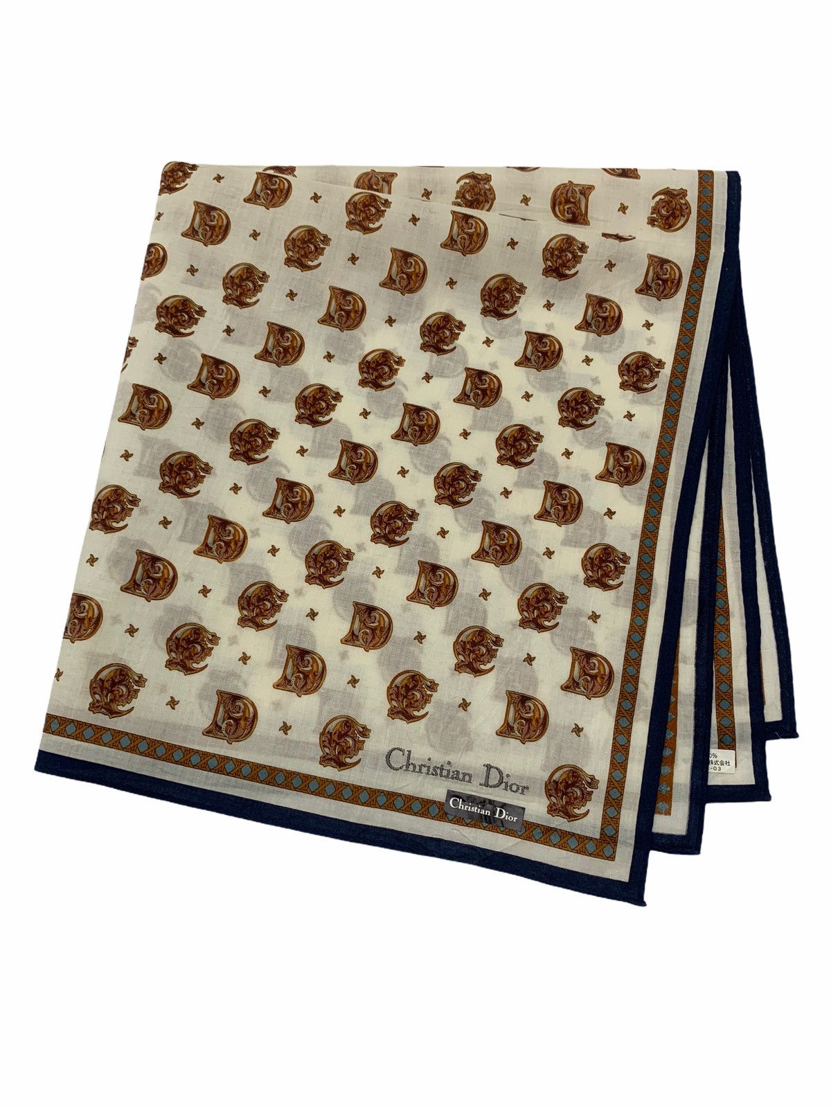 Christian Dior Monsieur Christian Dior Handkerchief Bandana Neckerchief / turban Size ONE SIZE - 1 Thumbnail