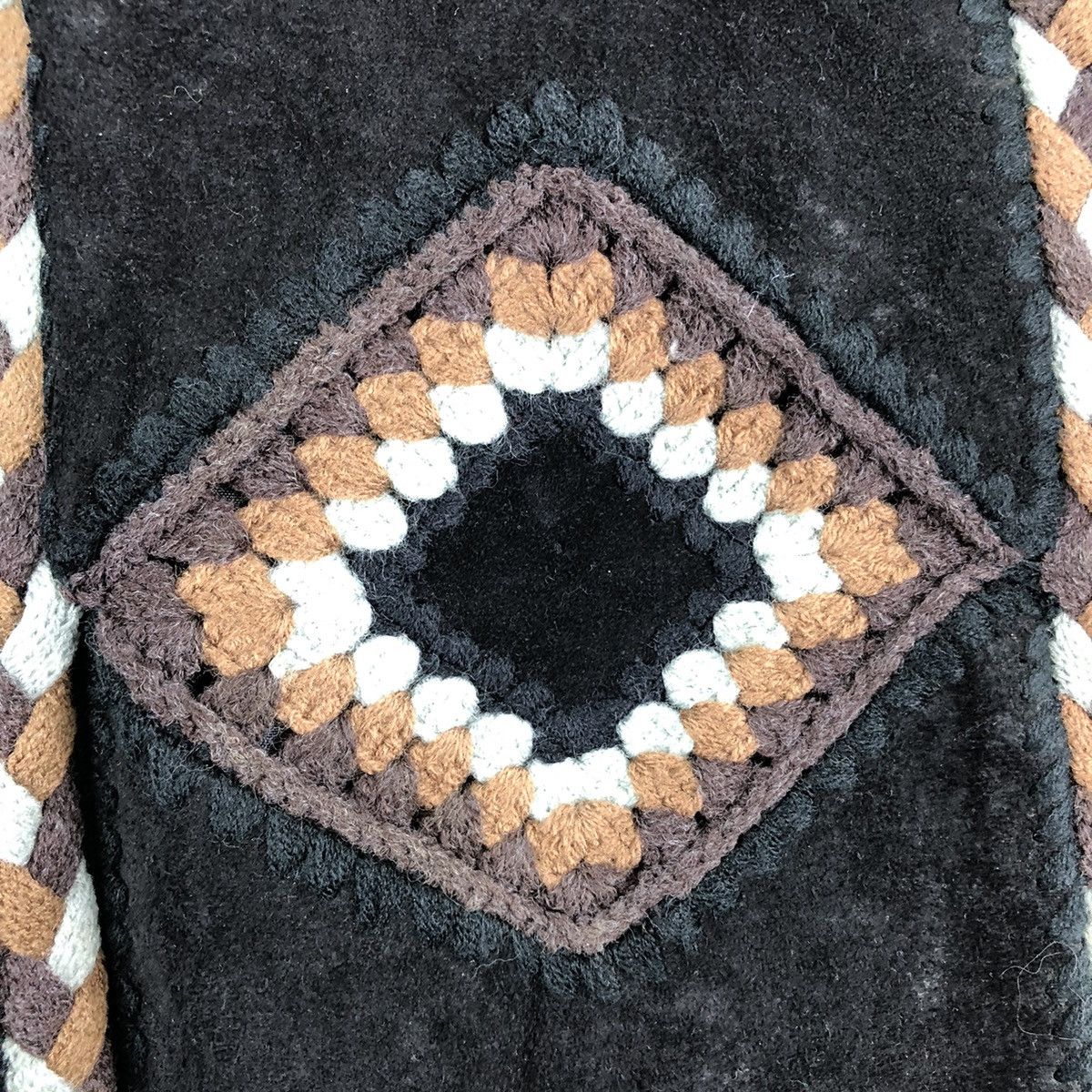 Native Vintage Suede Leather Midi Skirt Native Art Unbrand Size 26" / US 2 / IT 38 - 7 Thumbnail