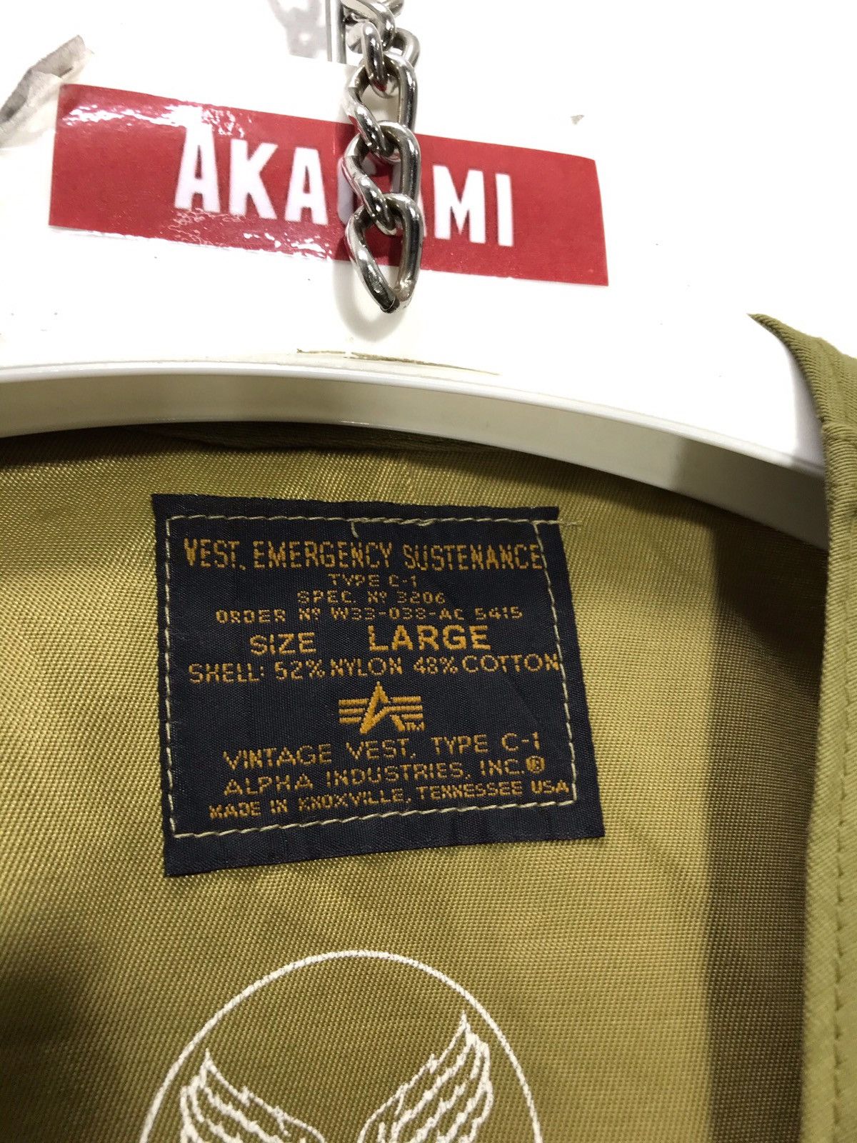 Alpha Industries Vtg Late 90s Alpha Industries WWII Multi Pockets Vest 12🟩 Size US L / EU 52-54 / 3 - 7 Thumbnail