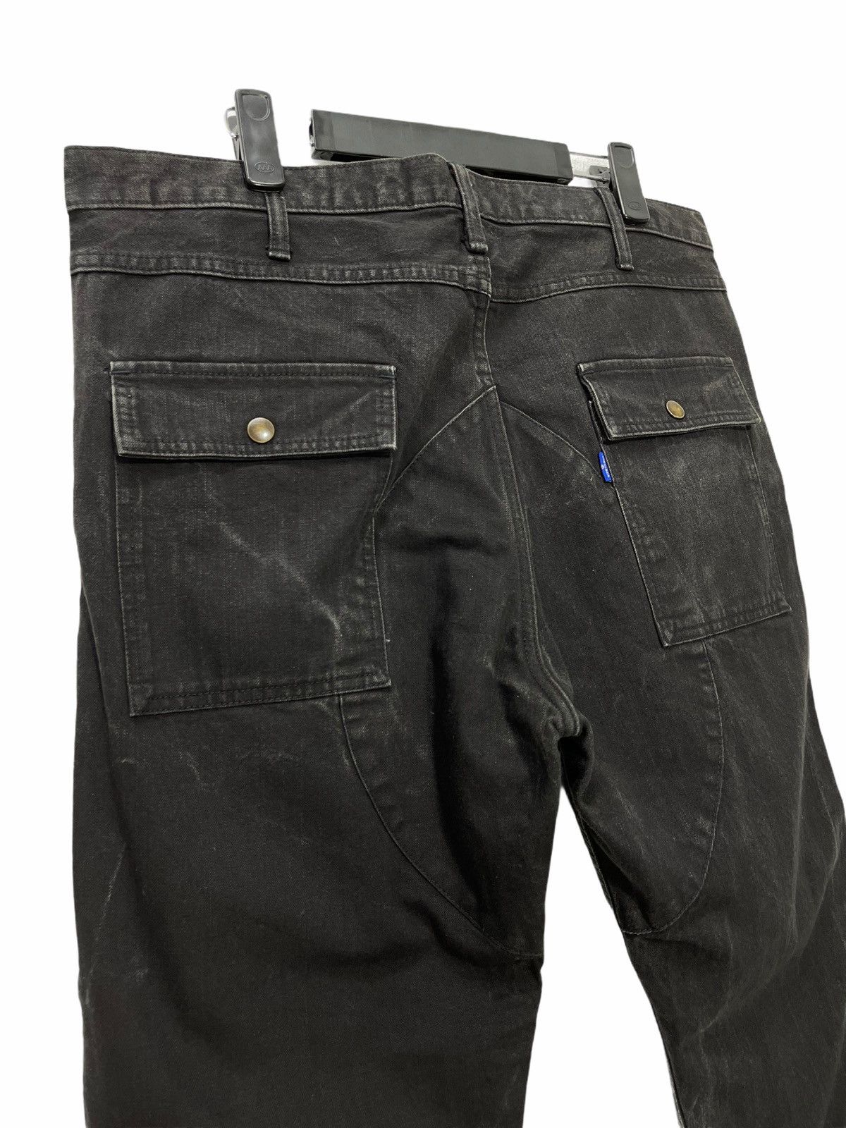 image of Japan Brand Phigvel Makers Bleach Jeans 31 in Faded Black, Men's (Size 36)