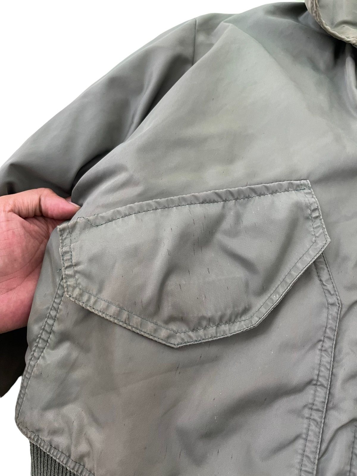 Vintage Vtg 70s Alpha Bomber Jacket US Air Force Nam War 3🟩 Size US M / EU 48-50 / 2 - 5 Thumbnail