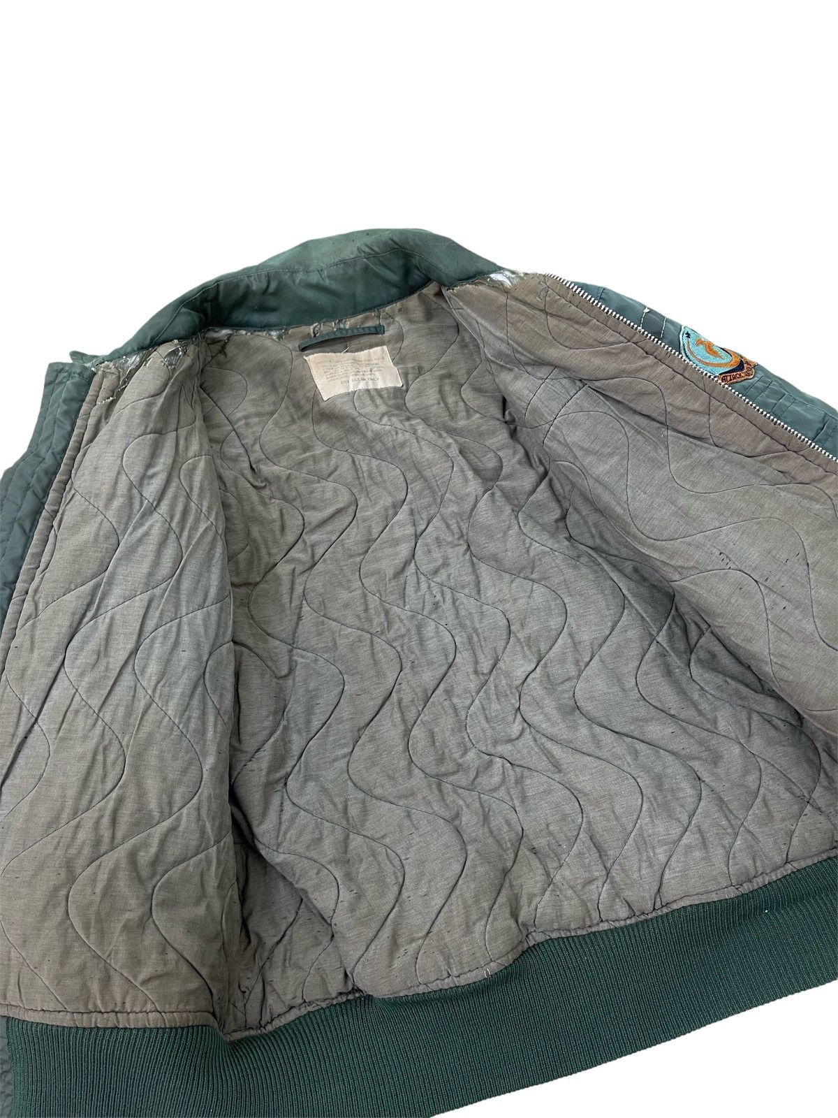 Vintage Vtg 70s Alpha Bomber Jacket US Air Force Nam War 3🟩 Size US M / EU 48-50 / 2 - 9 Thumbnail