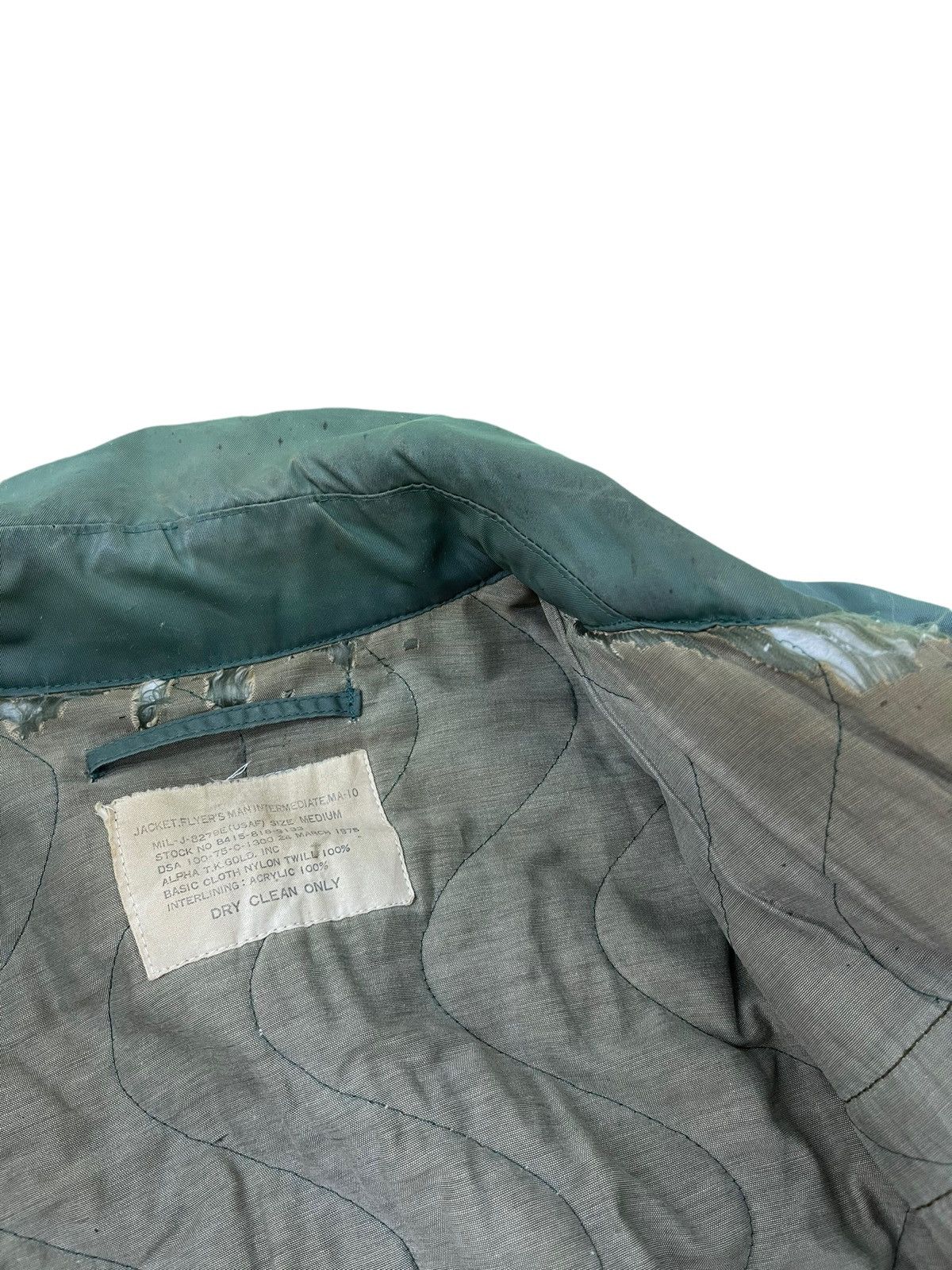 Vintage Vtg 70s Alpha Bomber Jacket US Air Force Nam War 3🟩 Size US M / EU 48-50 / 2 - 11 Thumbnail