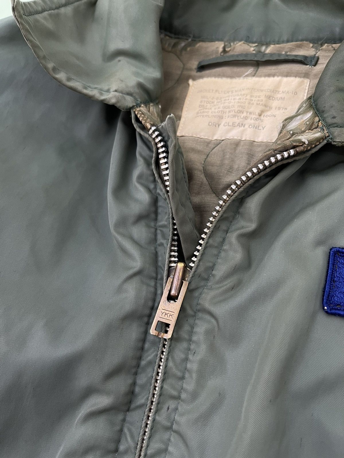 Vintage Vtg 70s Alpha Bomber Jacket US Air Force Nam War 3🟩 Size US M / EU 48-50 / 2 - 12 Thumbnail