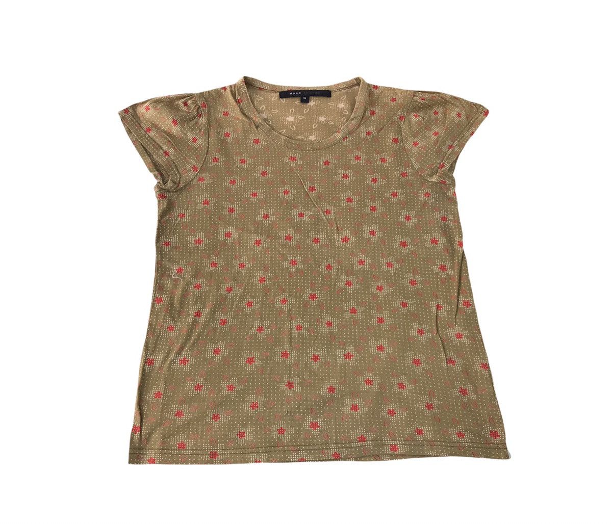 Designer × Marc Jacobs Marc Jacob Floral Art Design Tee Printed K2002J Size XS / US 0-2 / IT 36-38 - 1 Thumbnail