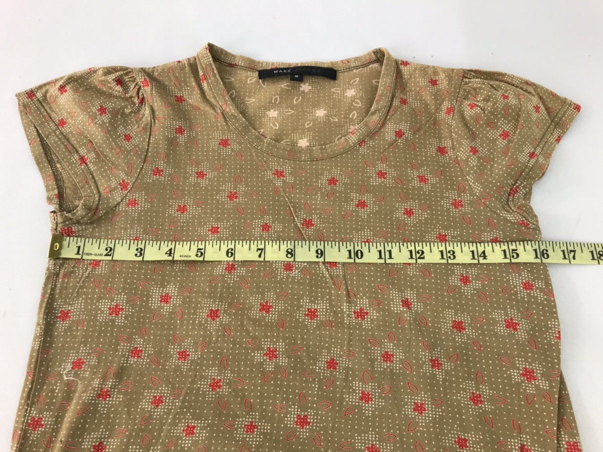 Designer × Marc Jacobs Marc Jacob Floral Art Design Tee Printed K2002J Size XS / US 0-2 / IT 36-38 - 6 Thumbnail