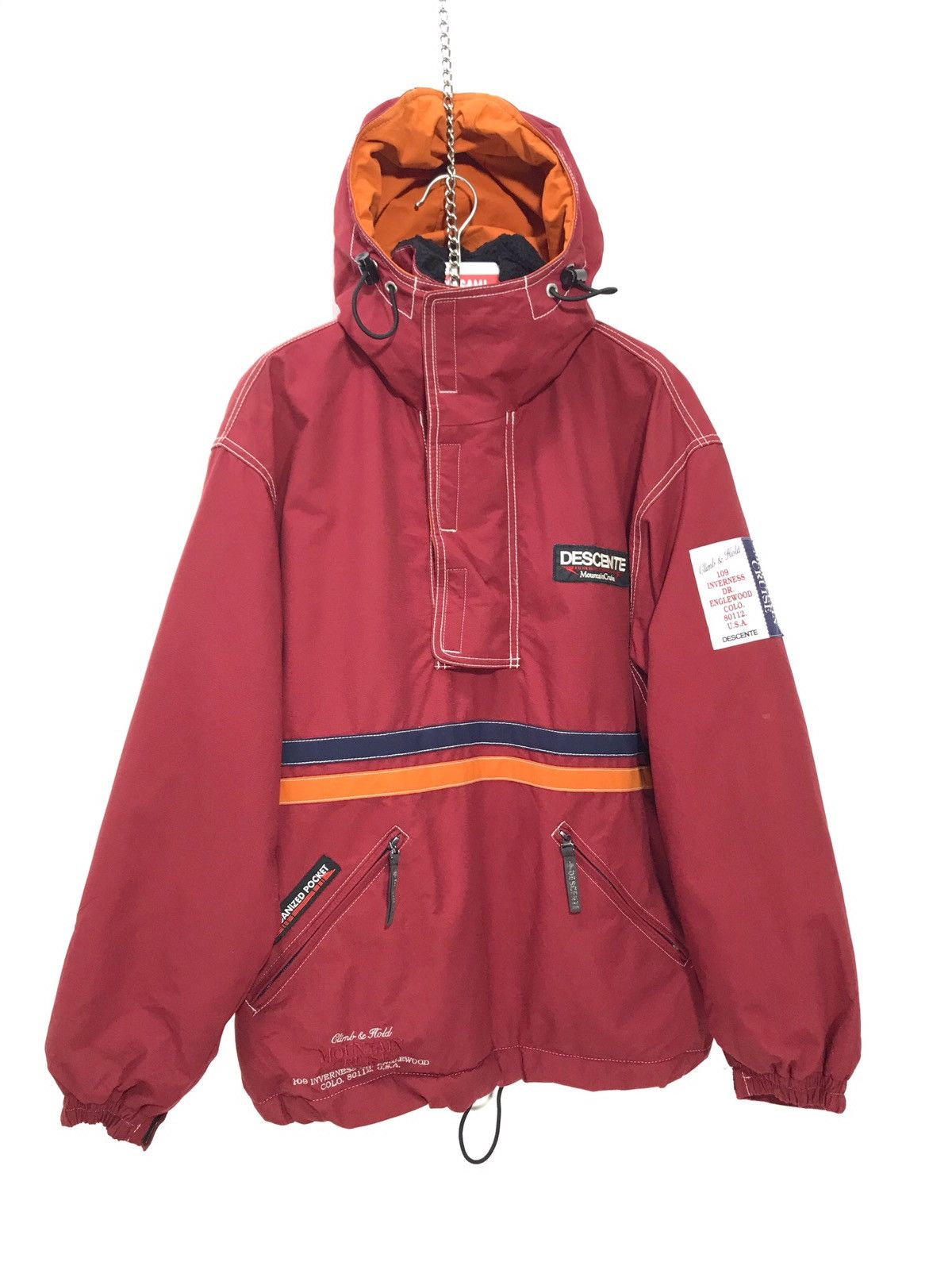 Descente Vtg 90s Descente Mountain Cruise Jumper Hoodie 4🟩 Size US M / EU 48-50 / 2 - 1 Thumbnail
