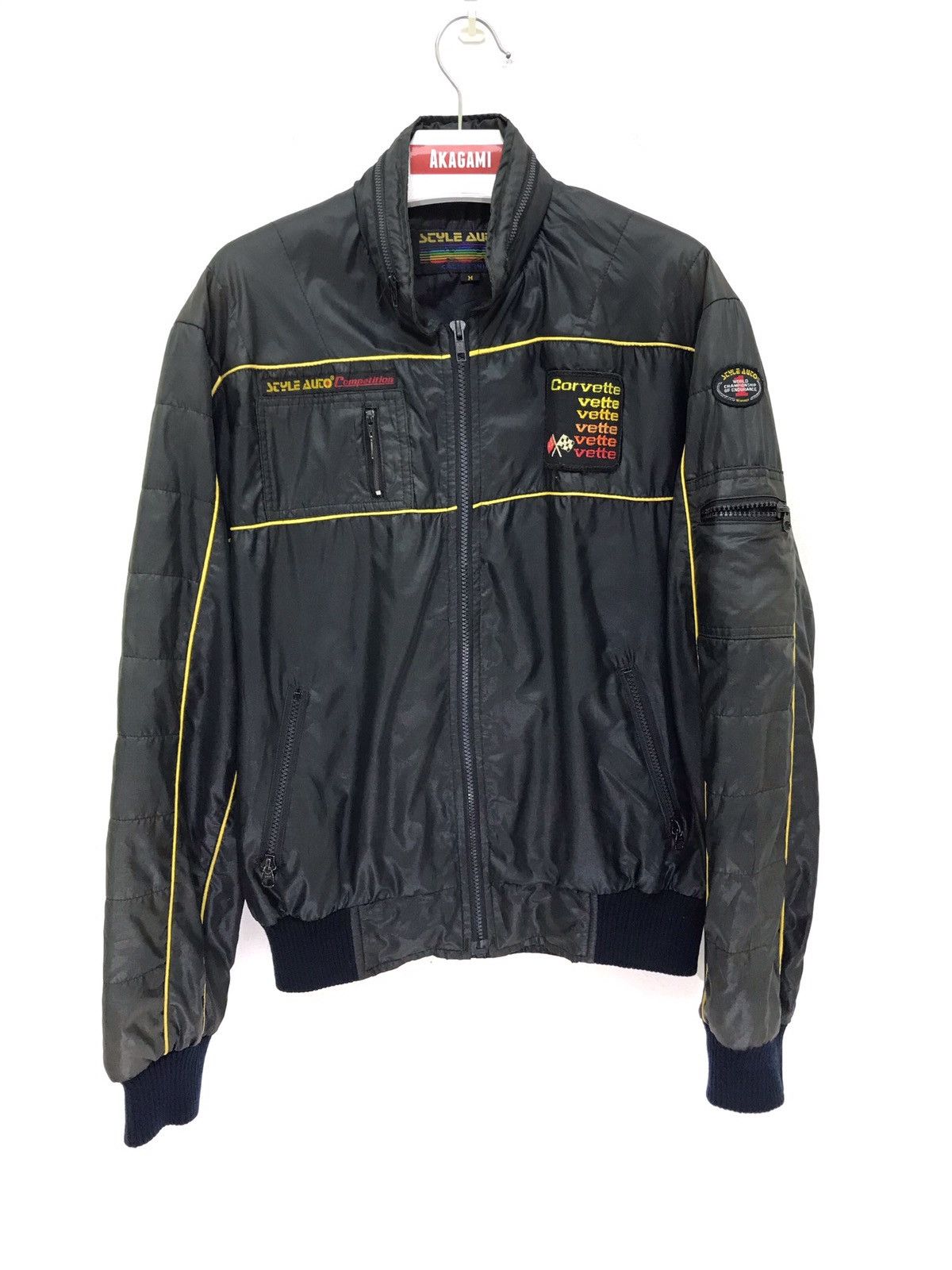 Chevrolet Vtg 80s/90s Style Auto Corvette Light Jacket 6🟩1 Size US M / EU 48-50 / 2 - 2 Thumbnail