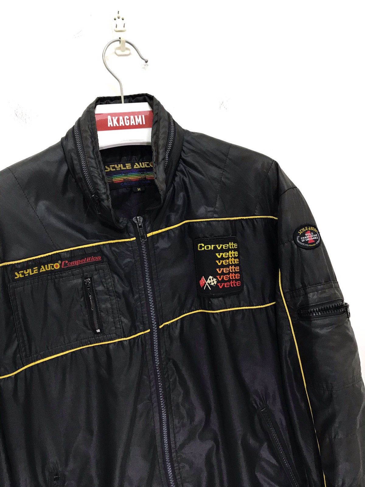 Chevrolet Vtg 80s/90s Style Auto Corvette Light Jacket 6🟩1 Size US M / EU 48-50 / 2 - 1 Thumbnail