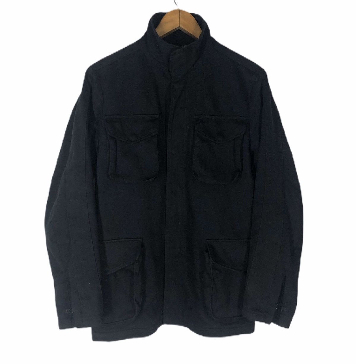 image of Phases Phase Cargo Jacket in Black, Men's (Size Small)
