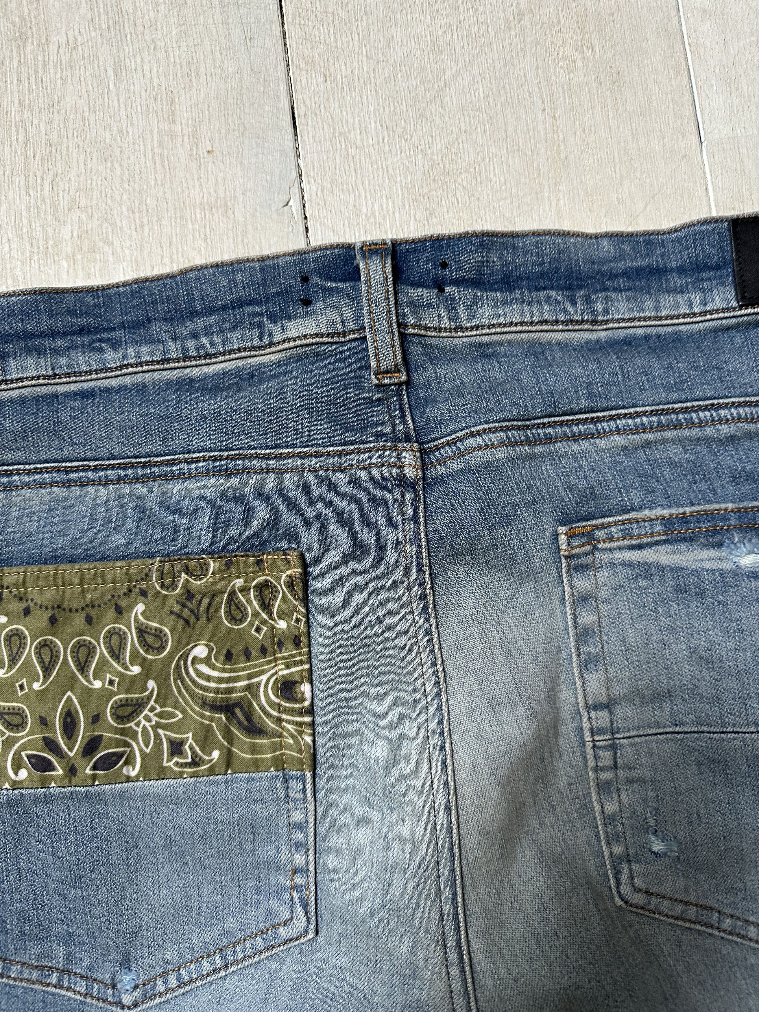 Amiri AMIRI BANDANA ART PATCH JEANS Size US 38 / EU 54 - 11 Thumbnail