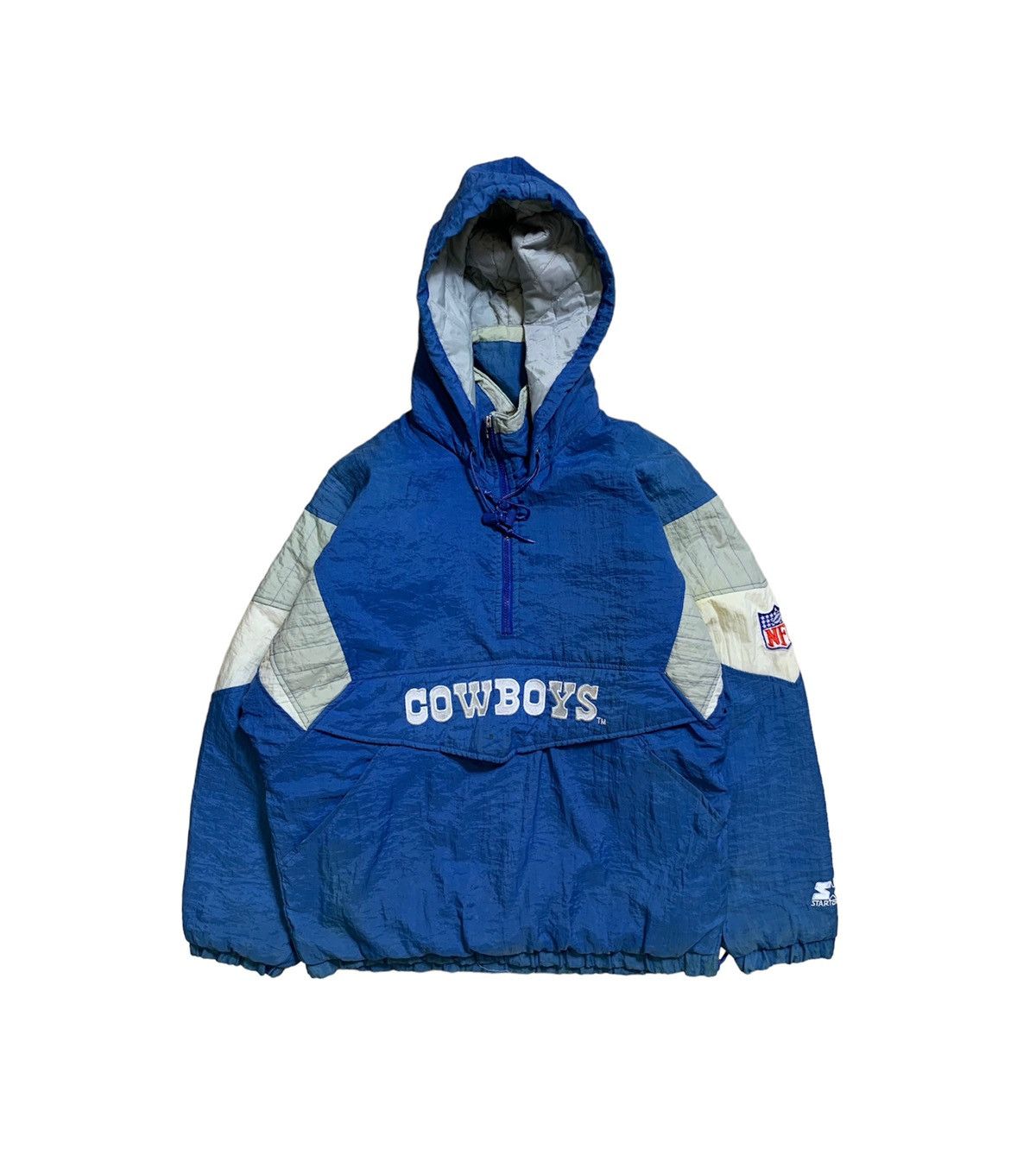 Image of Archival Clothing x Nfl Vintage Nfl Dallas Cowboy Jacket in Blue, Men's (Size XL)