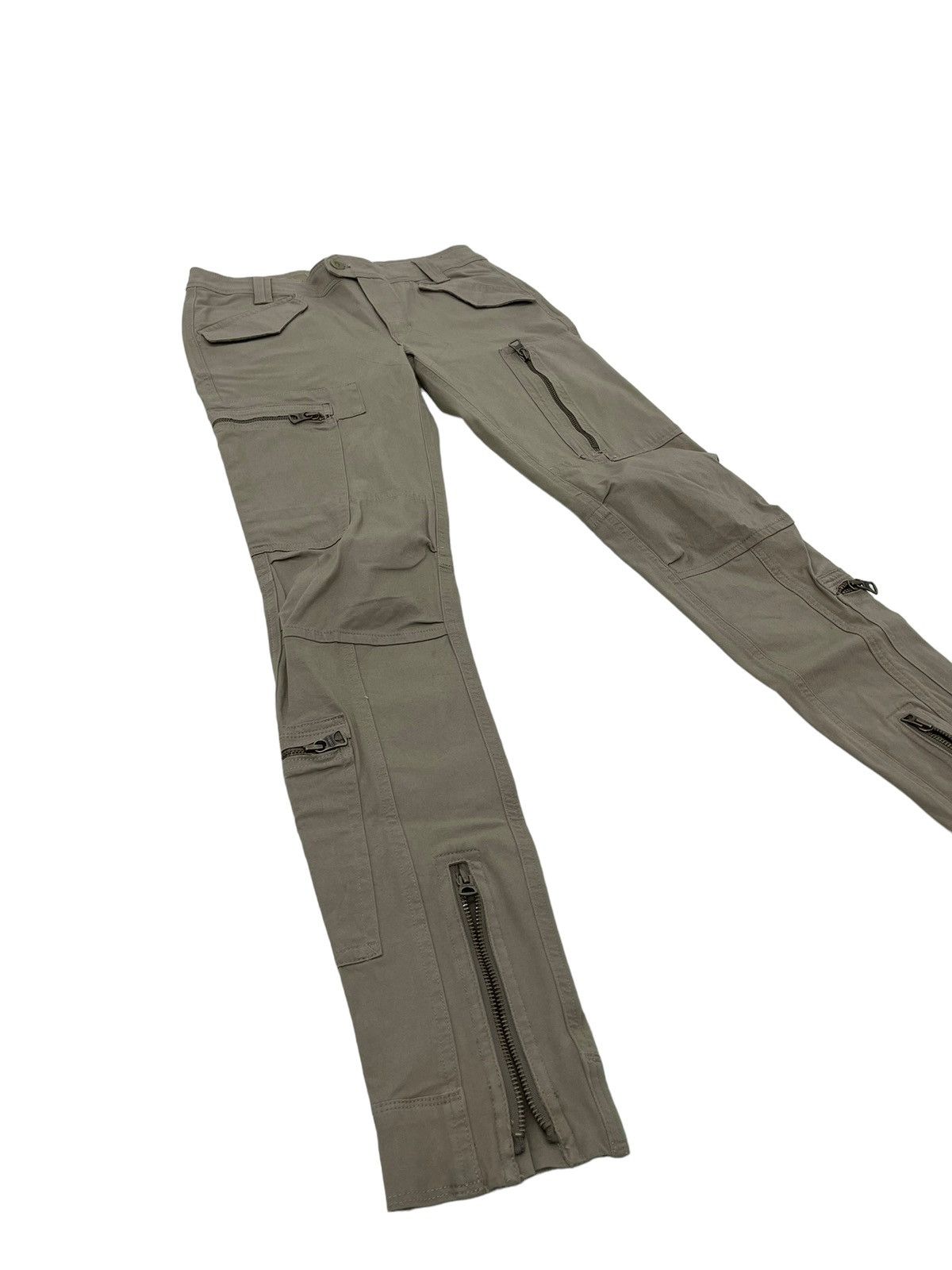 image of Polo Ralph Lauren x Rrl Ralph Lauren Skinny Tactical Ralph Laurent Stretch Multi Pockets 26 in Gree
