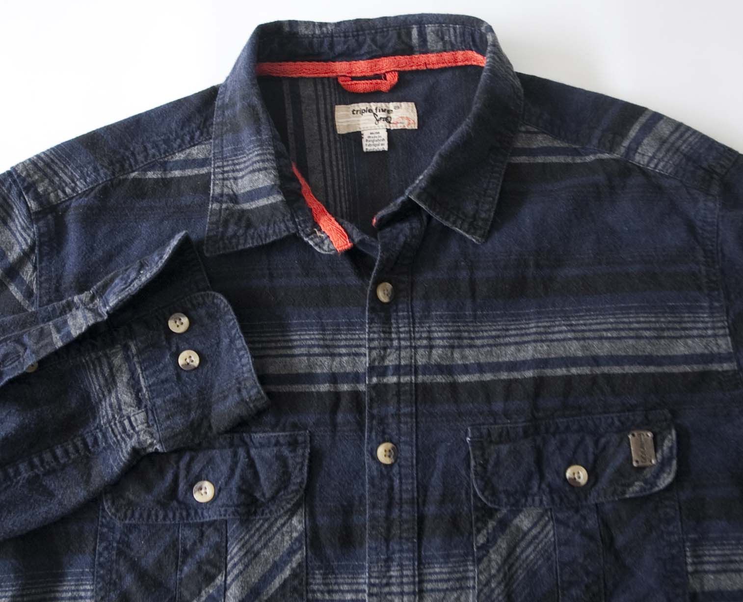 Triple 5 Soul Triple Five Soul Shirt Dark Blue Size M Size US M / EU 48-50 / 2 - 2 Thumbnail