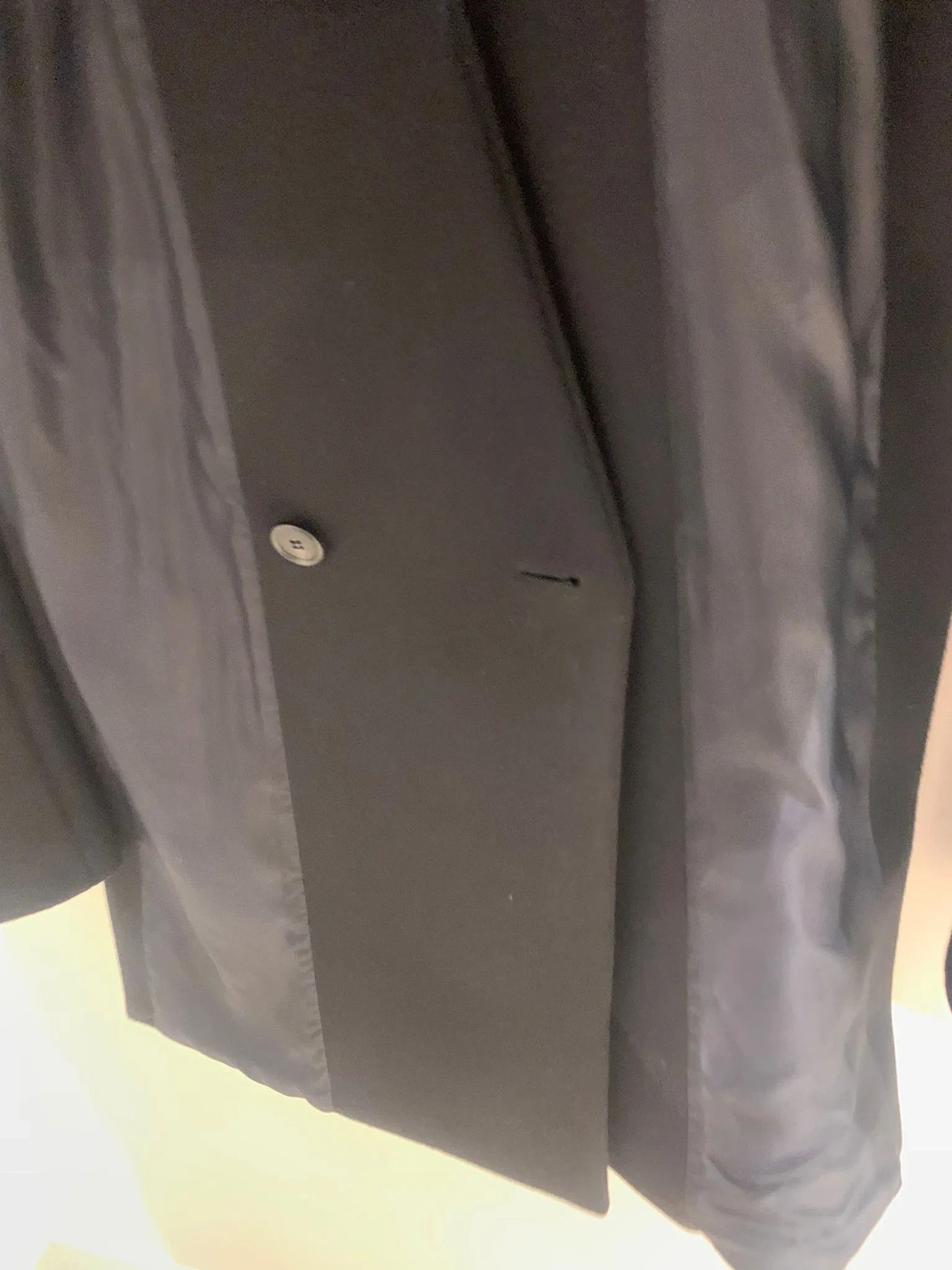 Bottega Veneta Compact Dry Wool Coat in Black Size US L / EU 52-54 / 3 - 11 Thumbnail